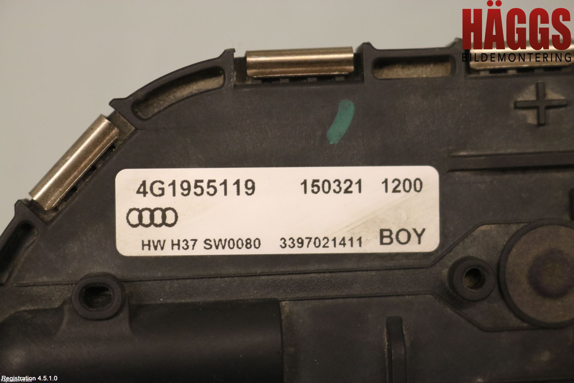 Audi A6/S6 4G 11-18 Torkarmotor Vindruta