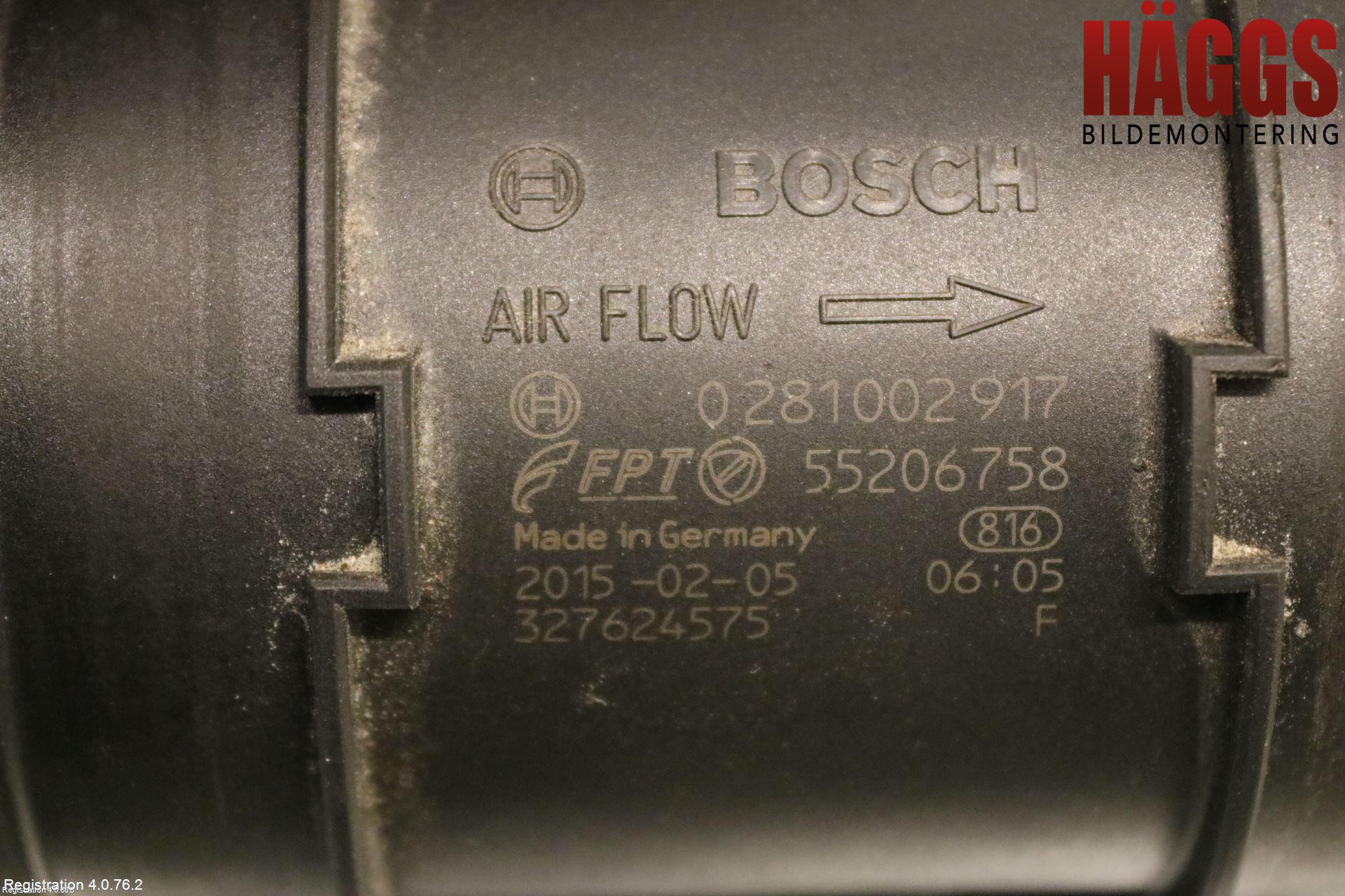 Fiat FREEMONT Injluftmassamätare