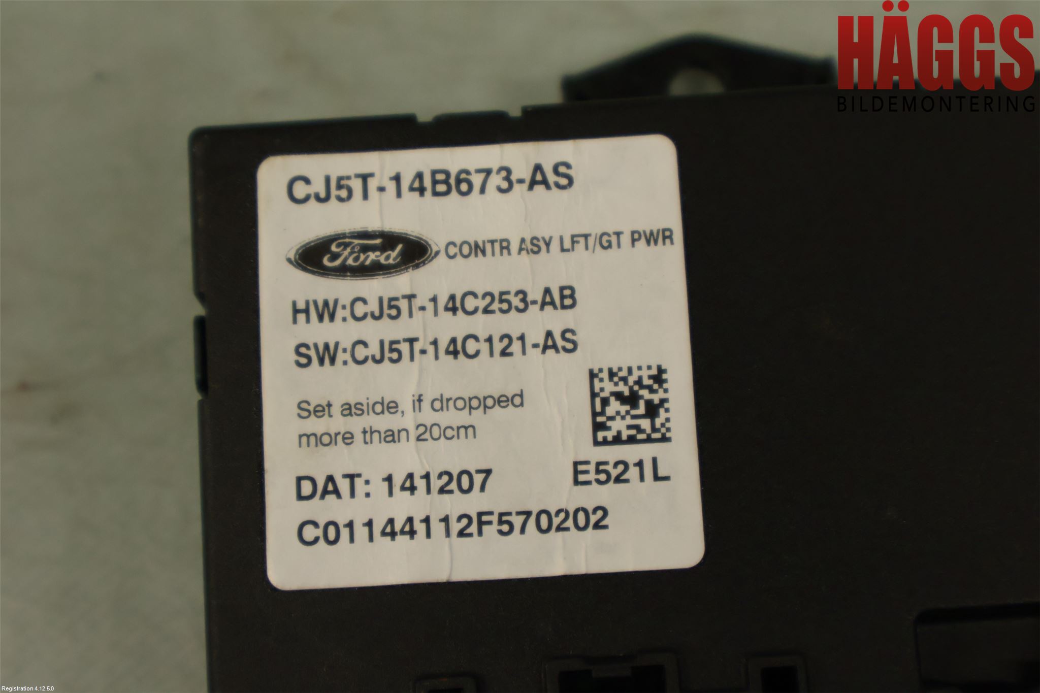 Ford KUGA 13-16 Styrenhet Baklucka