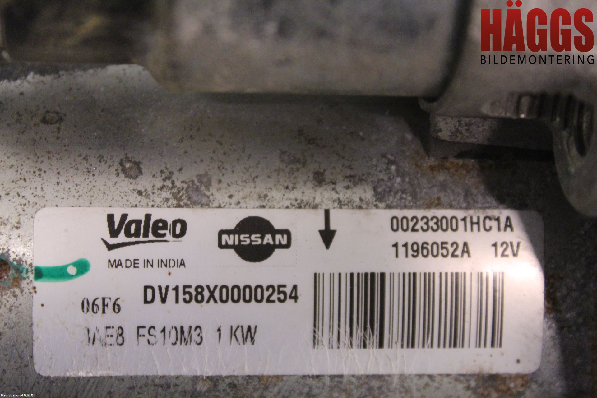 Nissan MICRA 11-16 Startmotor