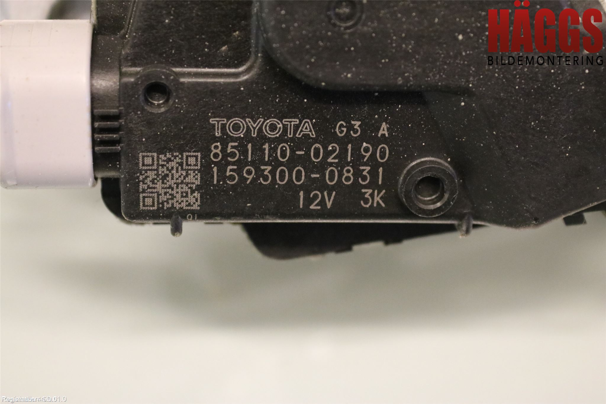Toyota AURIS 07-09 Torkarmotor Vindruta