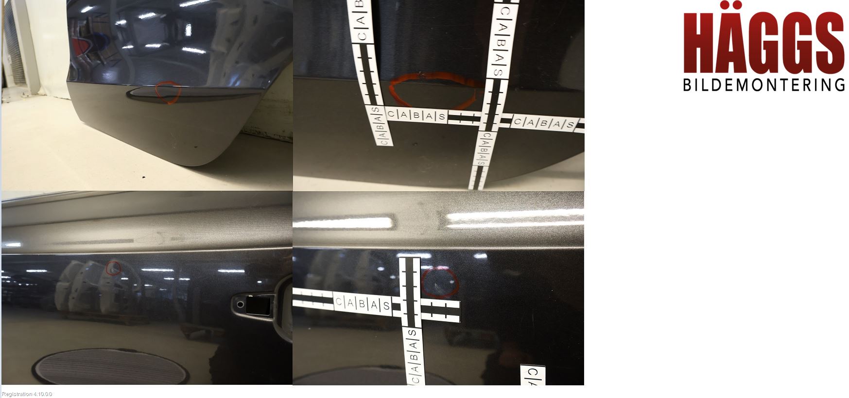 Audi A5 07-16 Dörr Bak Vänster