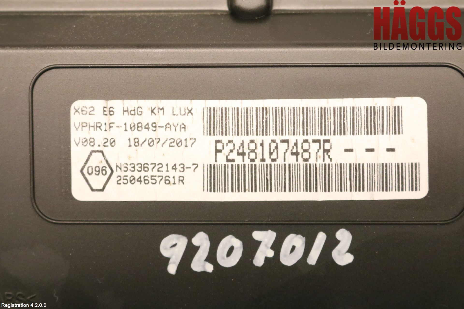 Renault MASTER III 15-20 Instrument Komb
