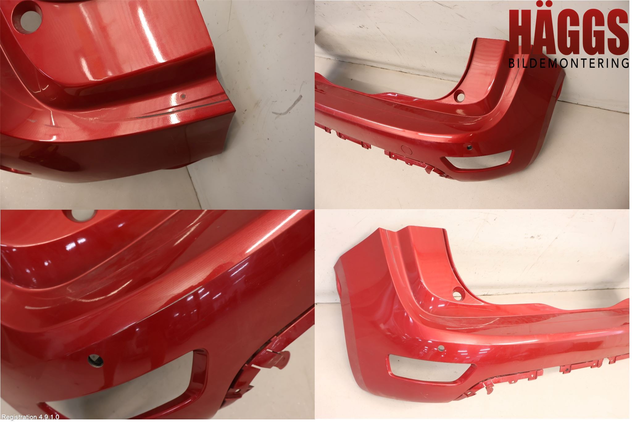 Citroen C4 PICASSO 14-18 Stötfångarbeklädnad Bak