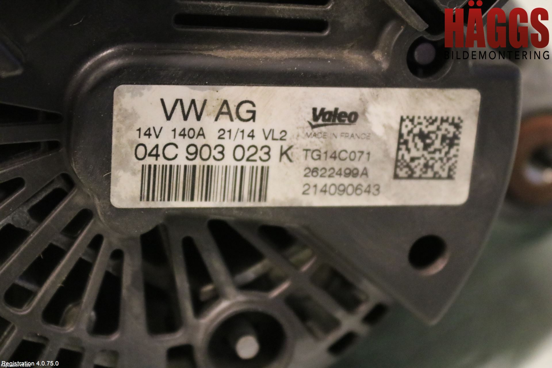 Volkswagen VW POLO 10-17 Generator