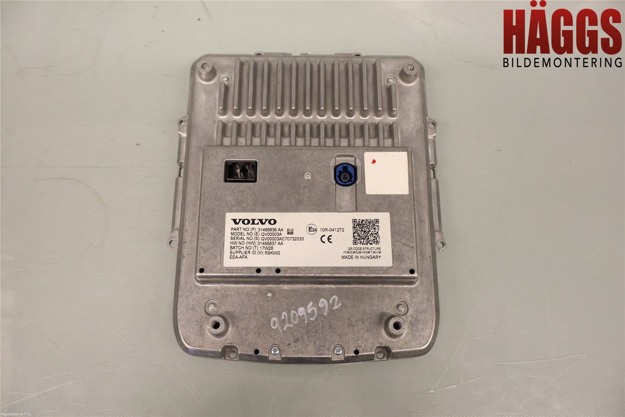 Volvo V90 17->> Bildskärm