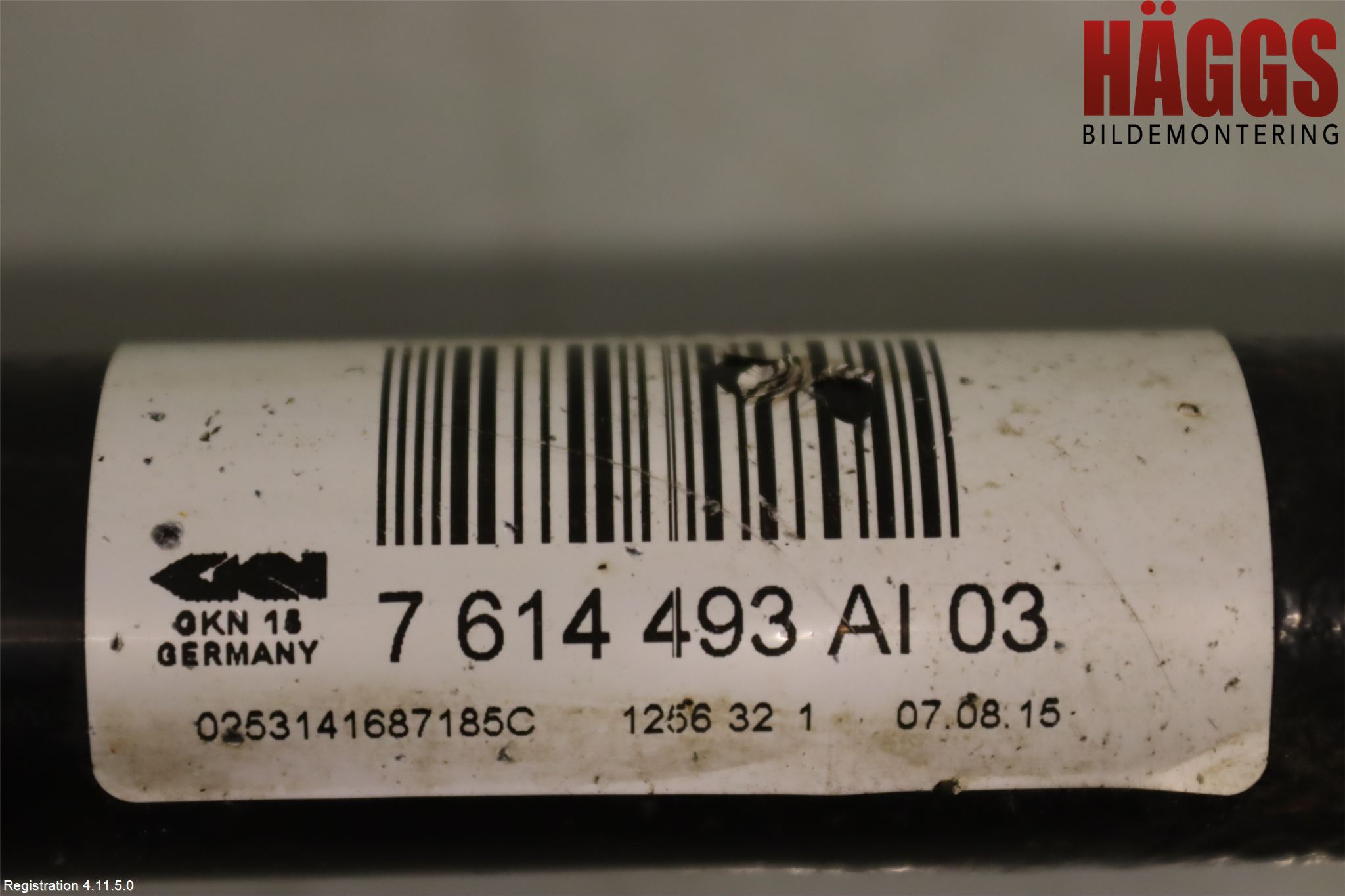 BMW X3 F25 10-17 Drivaxel Bak Vänster