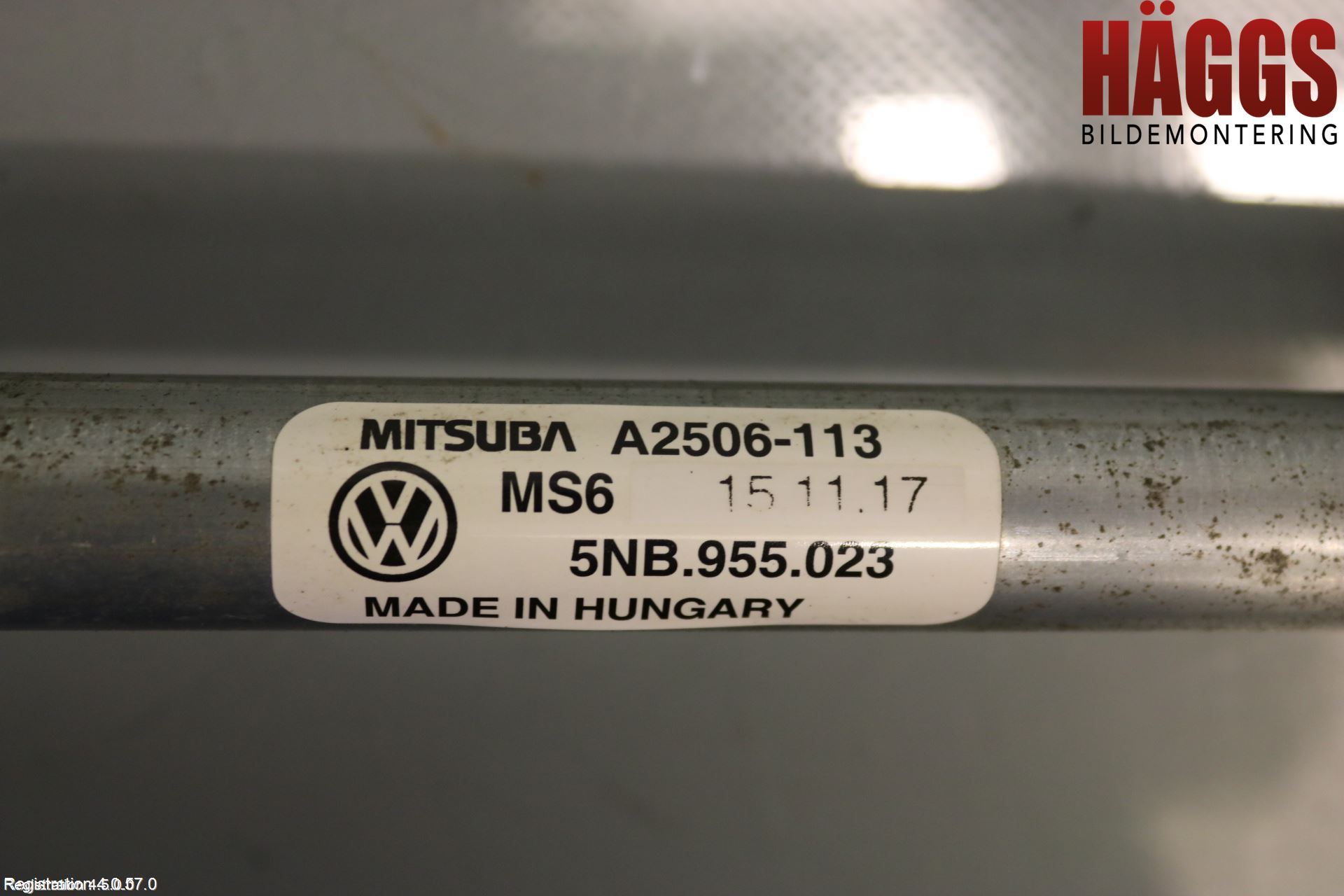 Volkswagen VW TIGUAN 16-24 Torkarmotor Vindruta
