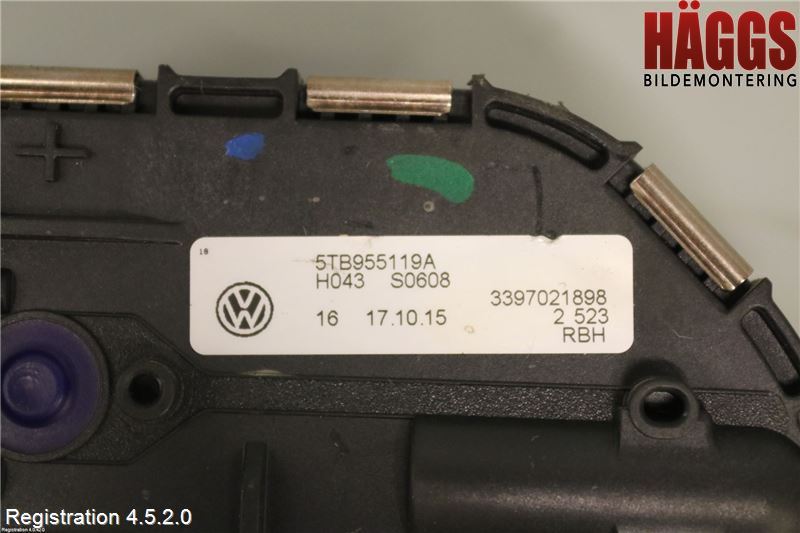 Volkswagen VW TOURAN 16- Torkarmotor Vindruta