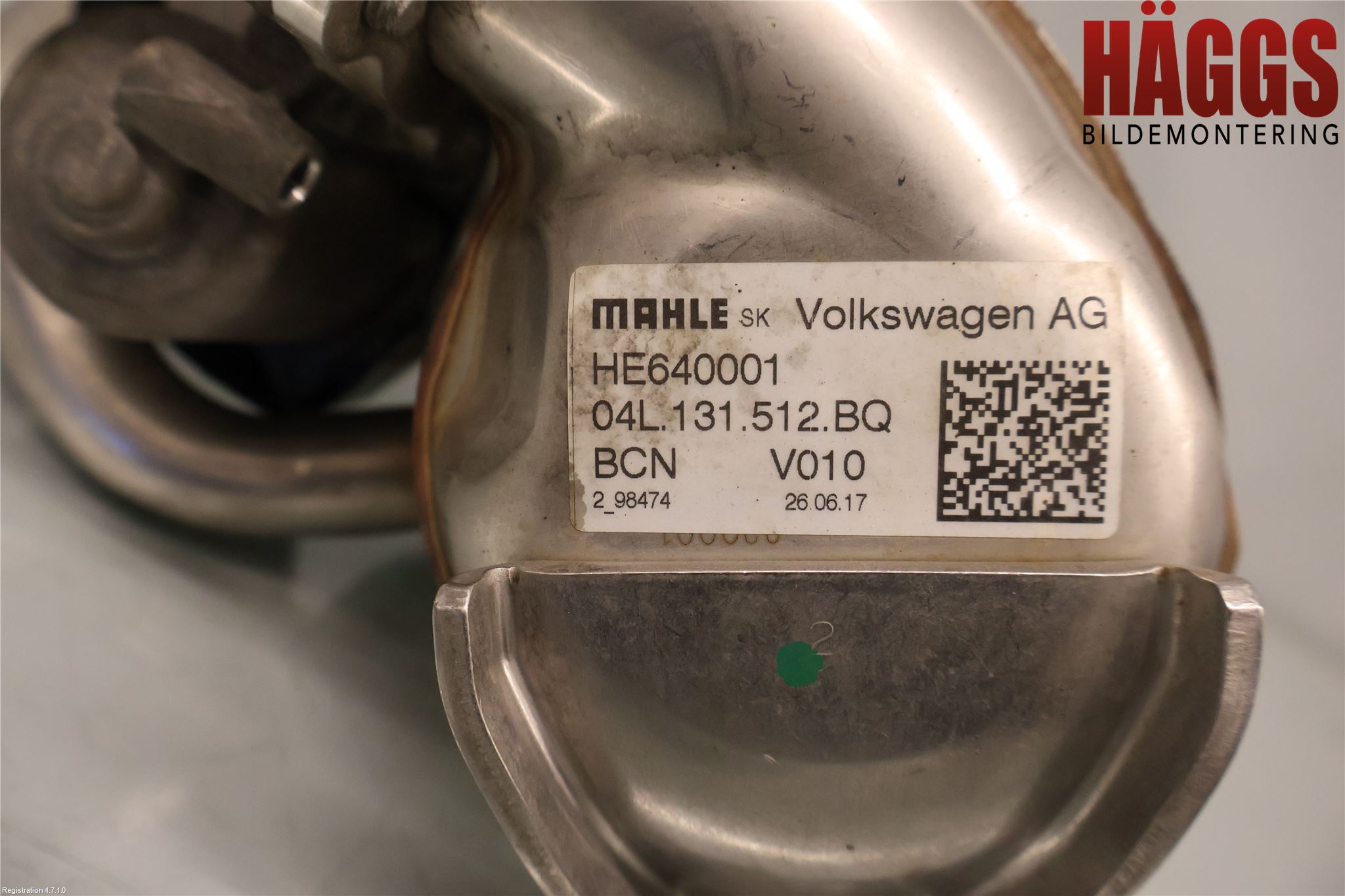 Volkswagen VW TIGUAN 16-24 Avgaskylare