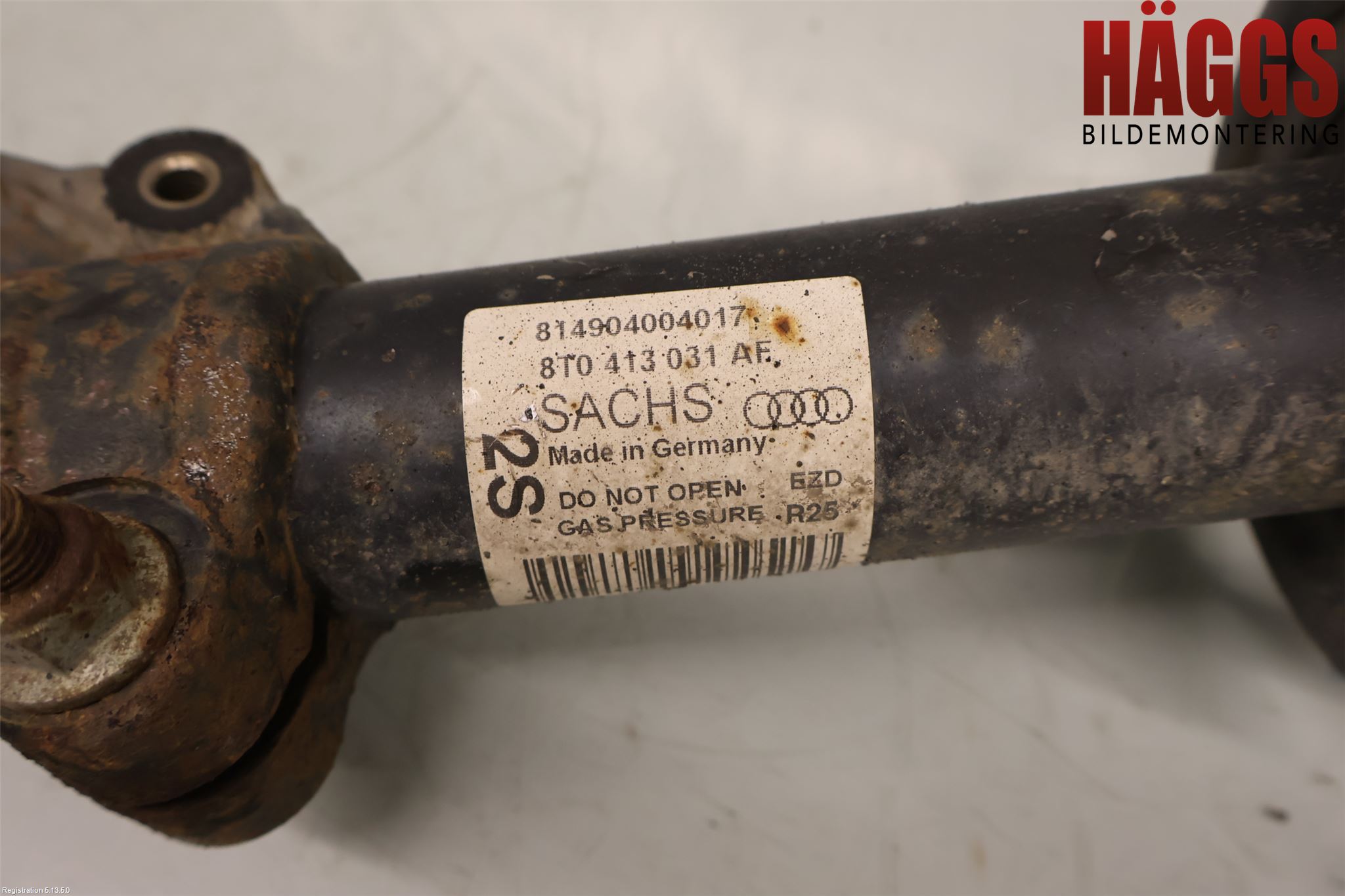 Audi A4/S4 08-11 Fjäderben Fram Vänster