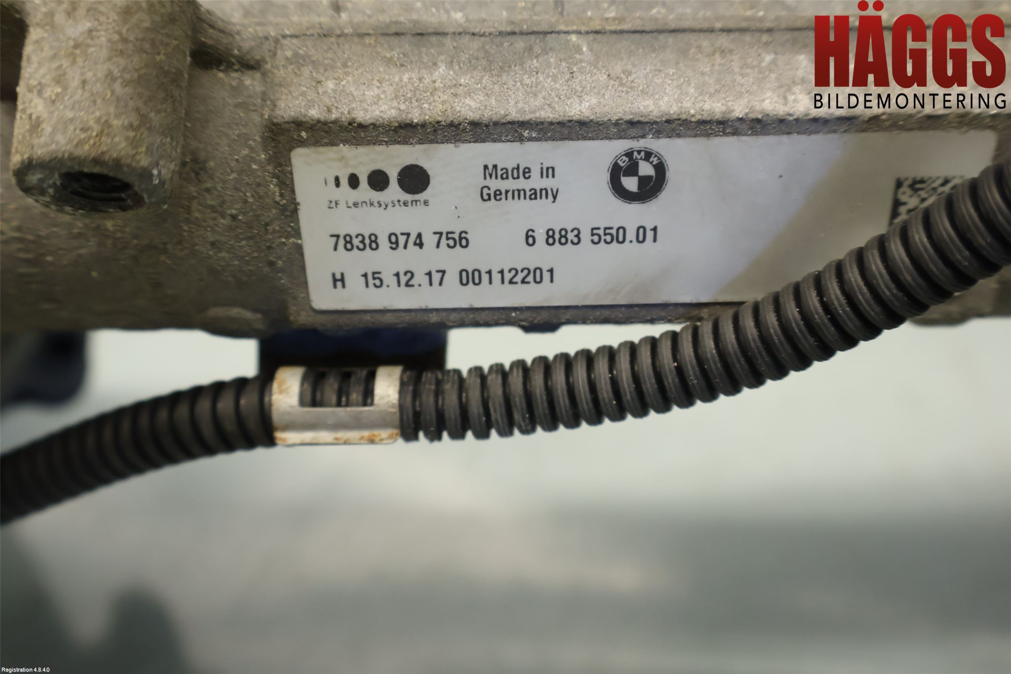 BMW 5 F10/F11/F18 09-17 Styrväxel-Snäcka Elektrisk