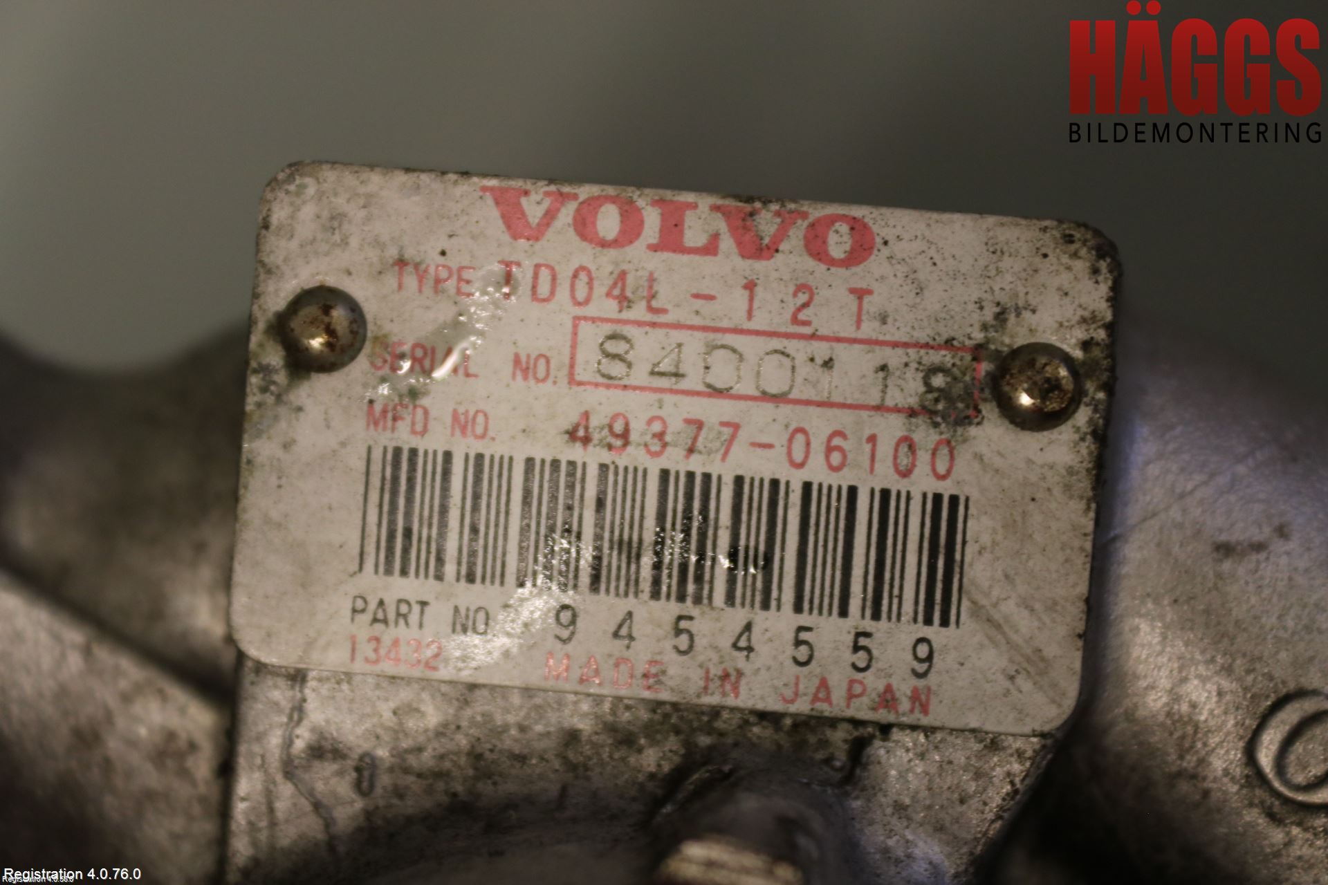 Volvo S80 99-03 Turboaggregat