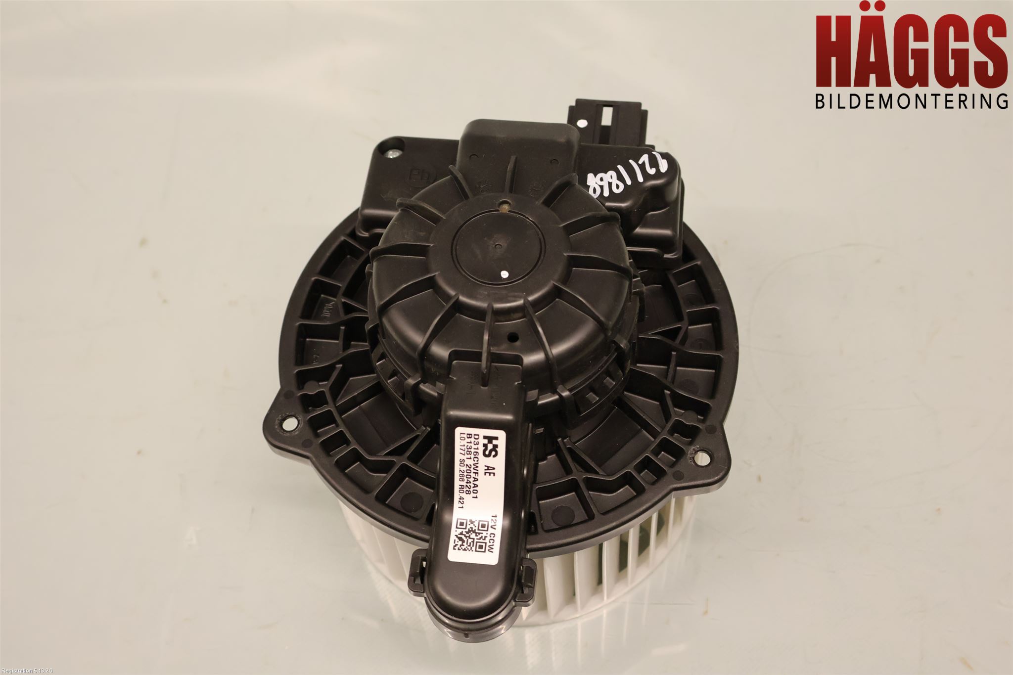 Kia NIRO (DE) 17-22 Ac Värmefläkt