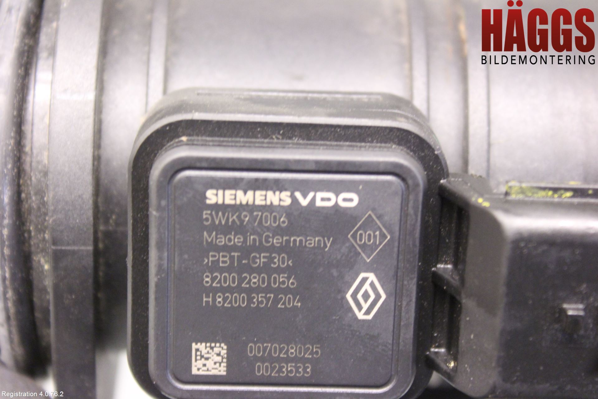 Renault KANGOO II 08-14 Injluftmassamätare