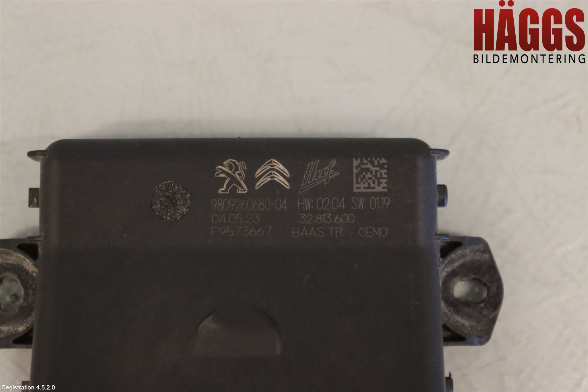 Peugeot 408 22- Styrenhet Baklucka