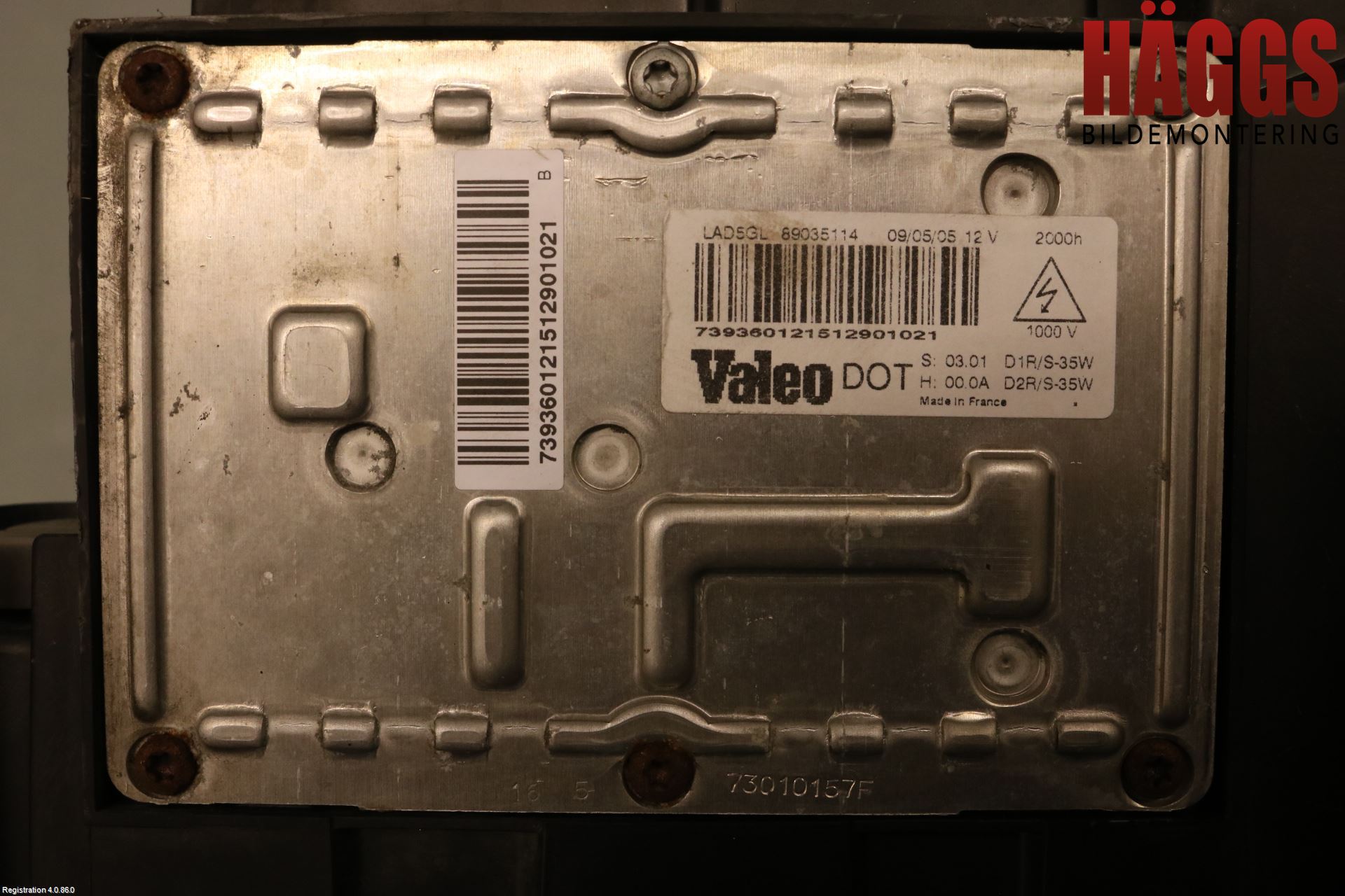 Citroen C5     05-08 Strålkastare Höger