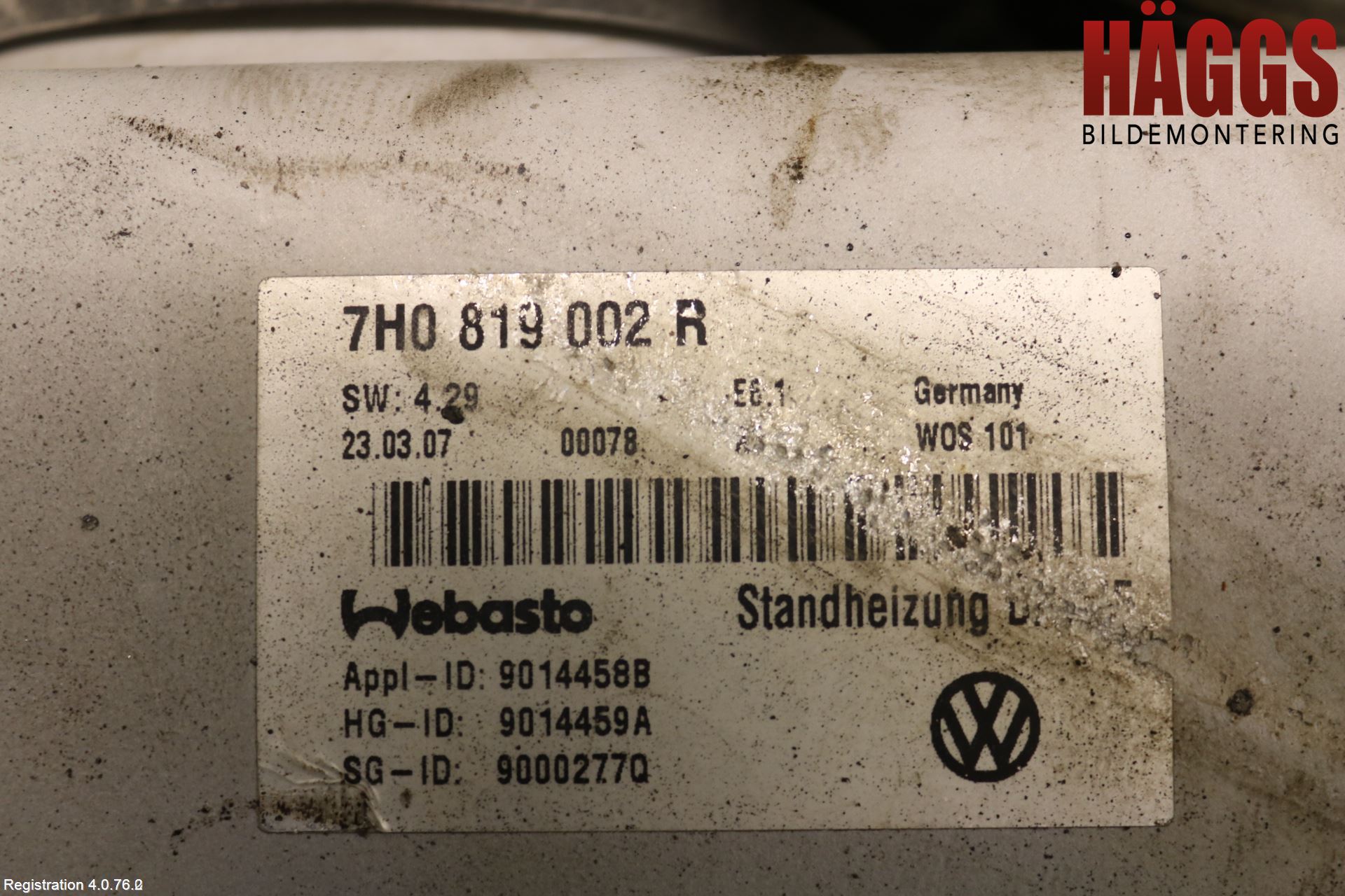 Volkswagen VW TRANSP/CARAVELLE (T5) 04-15 Dieselvärmare