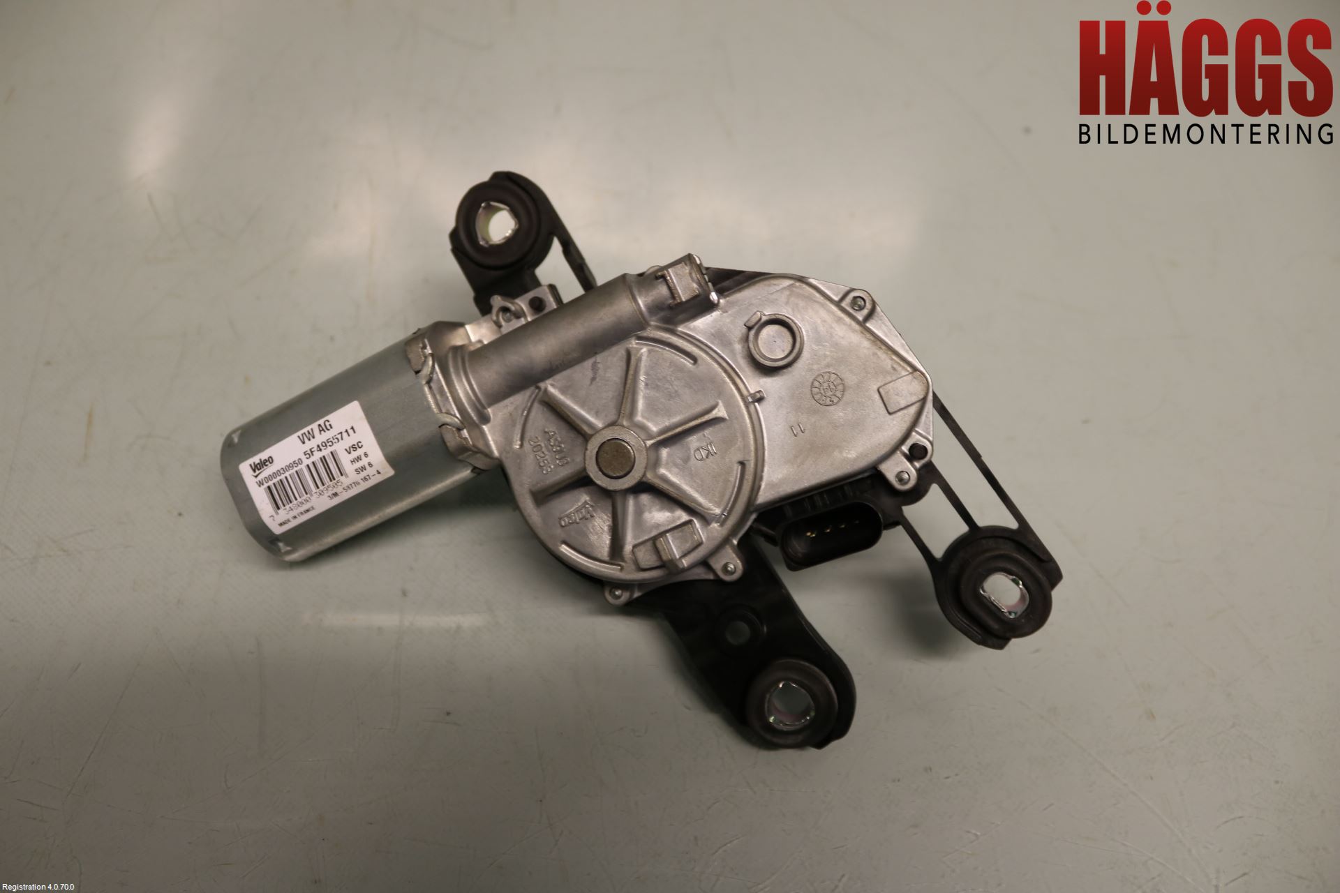 Skoda RAPID Torkarmotor Baklucka