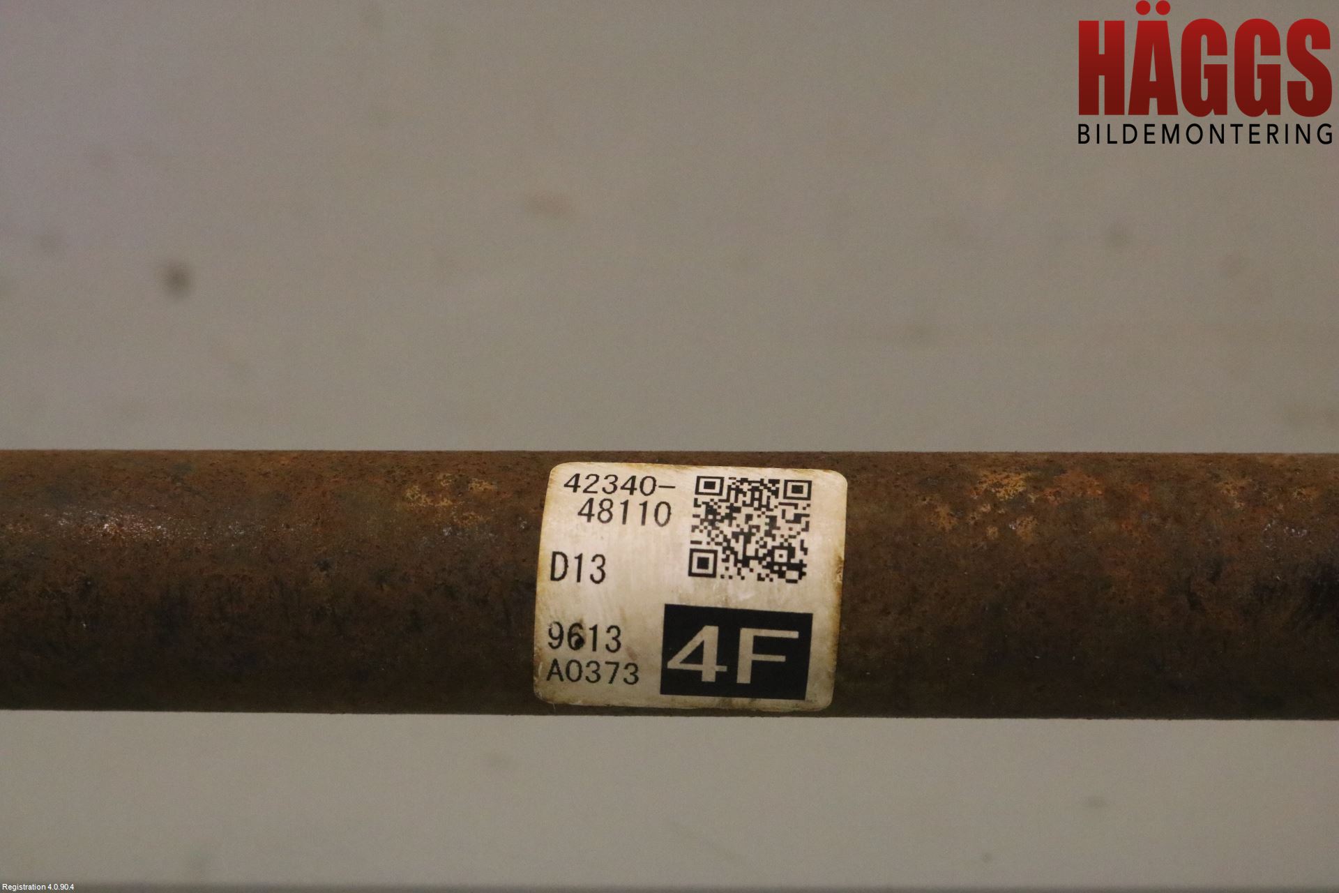 Lexus NX 300h 15-21 Drivaxel Bak Vänster