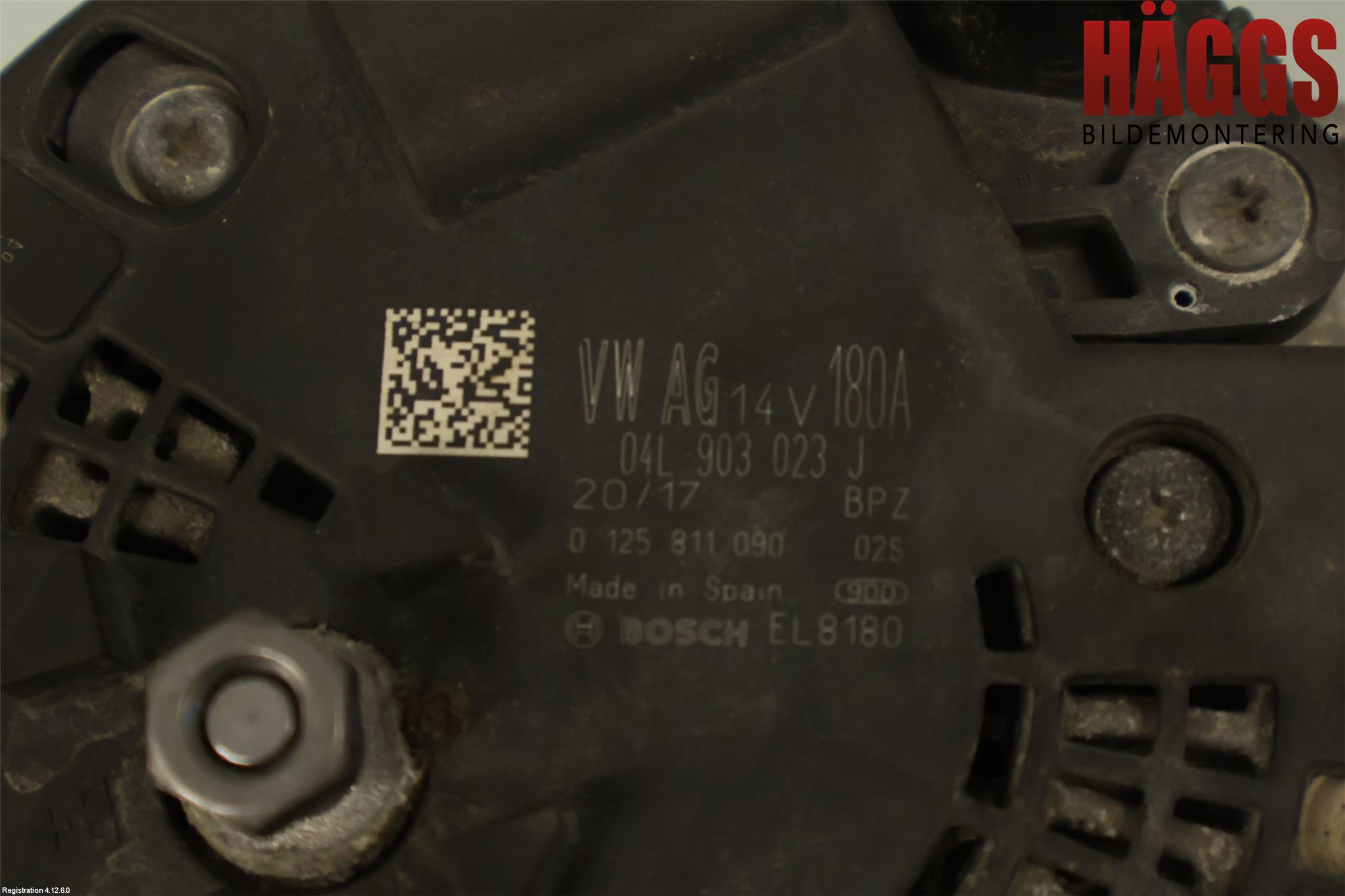 Volkswagen VW PASSAT 15-19 Generator