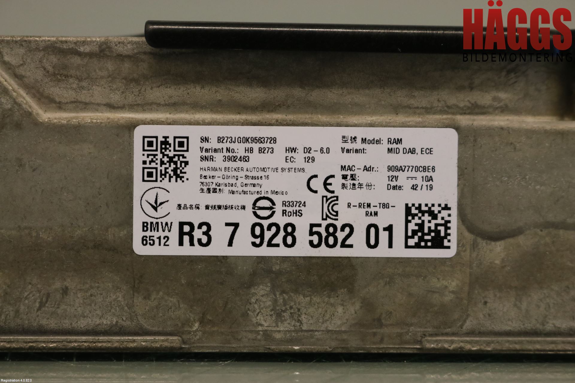 BMW X3 G01 18- Radio