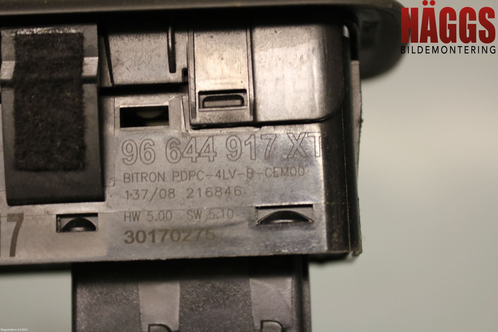 Citroen C5 08-17 Strömställare Elhiss