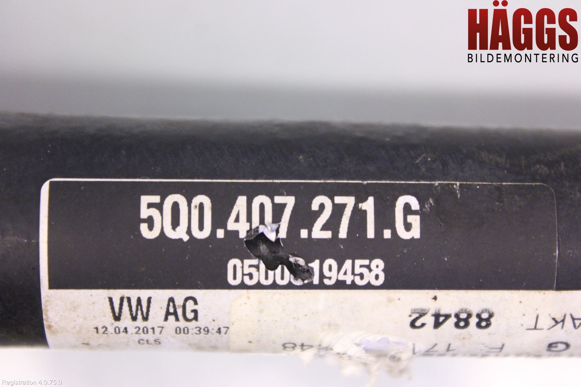 Volkswagen VW GOLF / E-GOLF VII 13-20 Drivaxel Fram Vänster