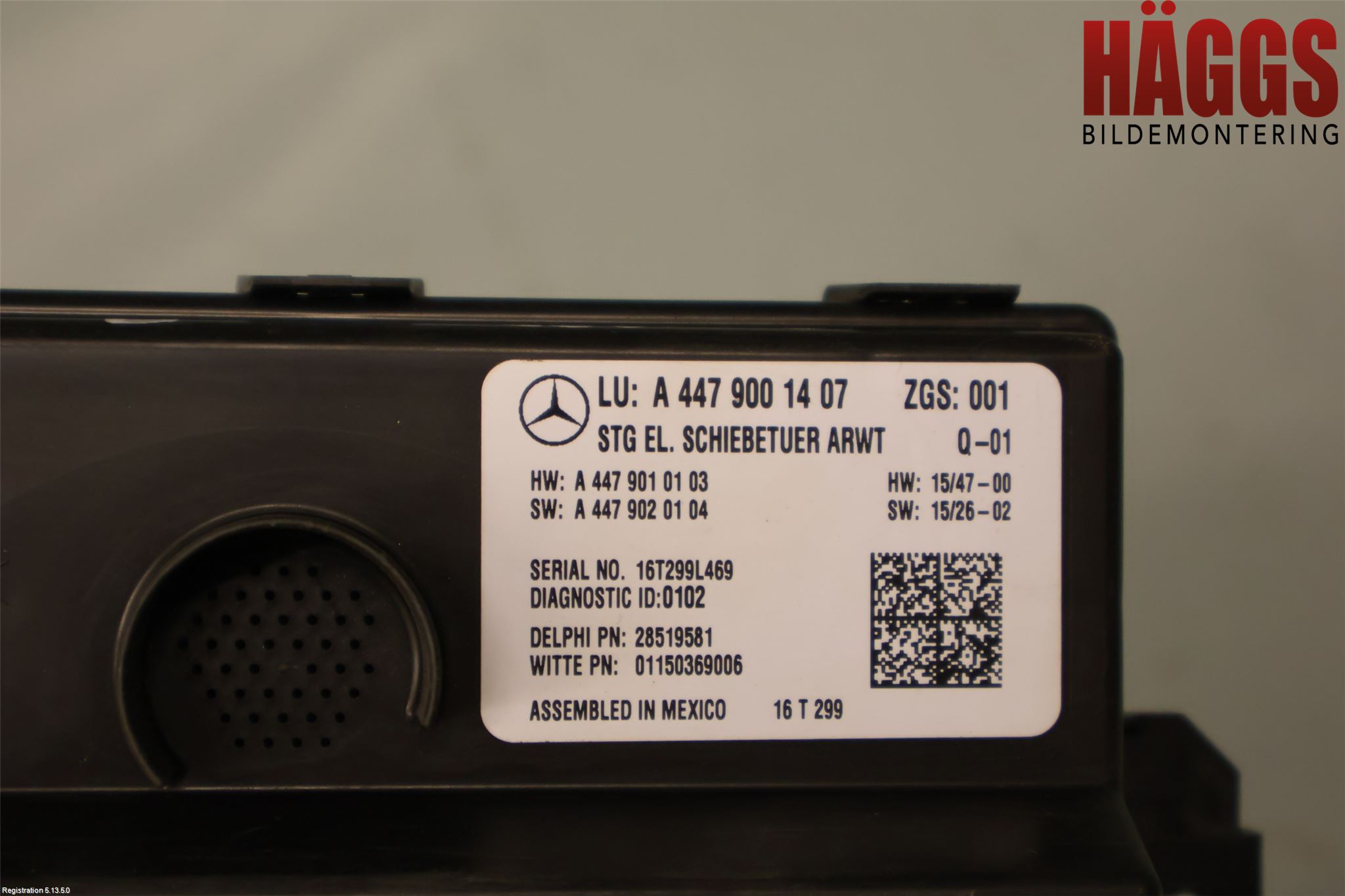 Mercedes-Benz MB VITO/V-KLASS (W640,W447,W448) 14- Styrenhet Dörr