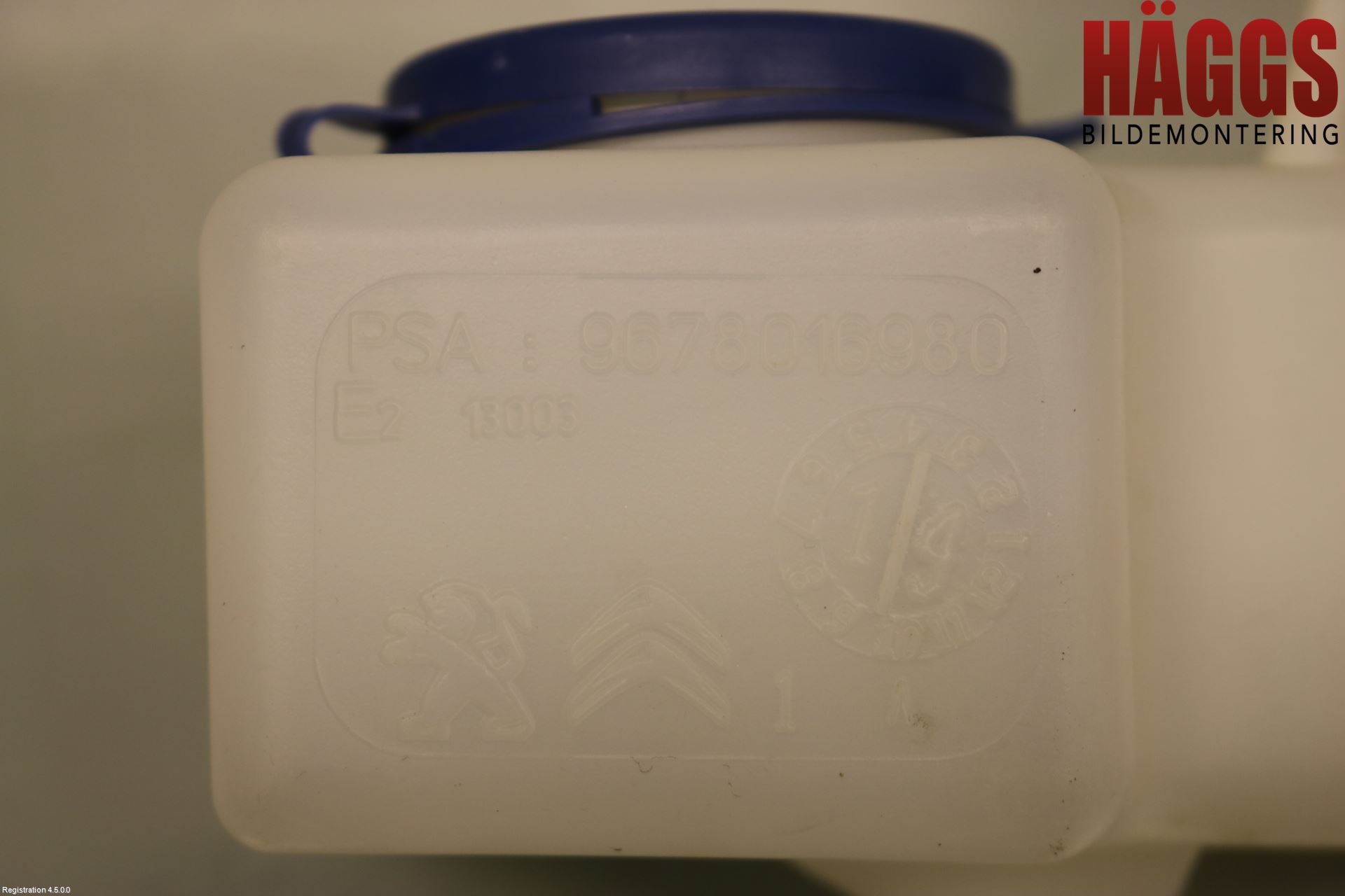 Peugeot 308 14-21 Spolartank Påfyllningsrör