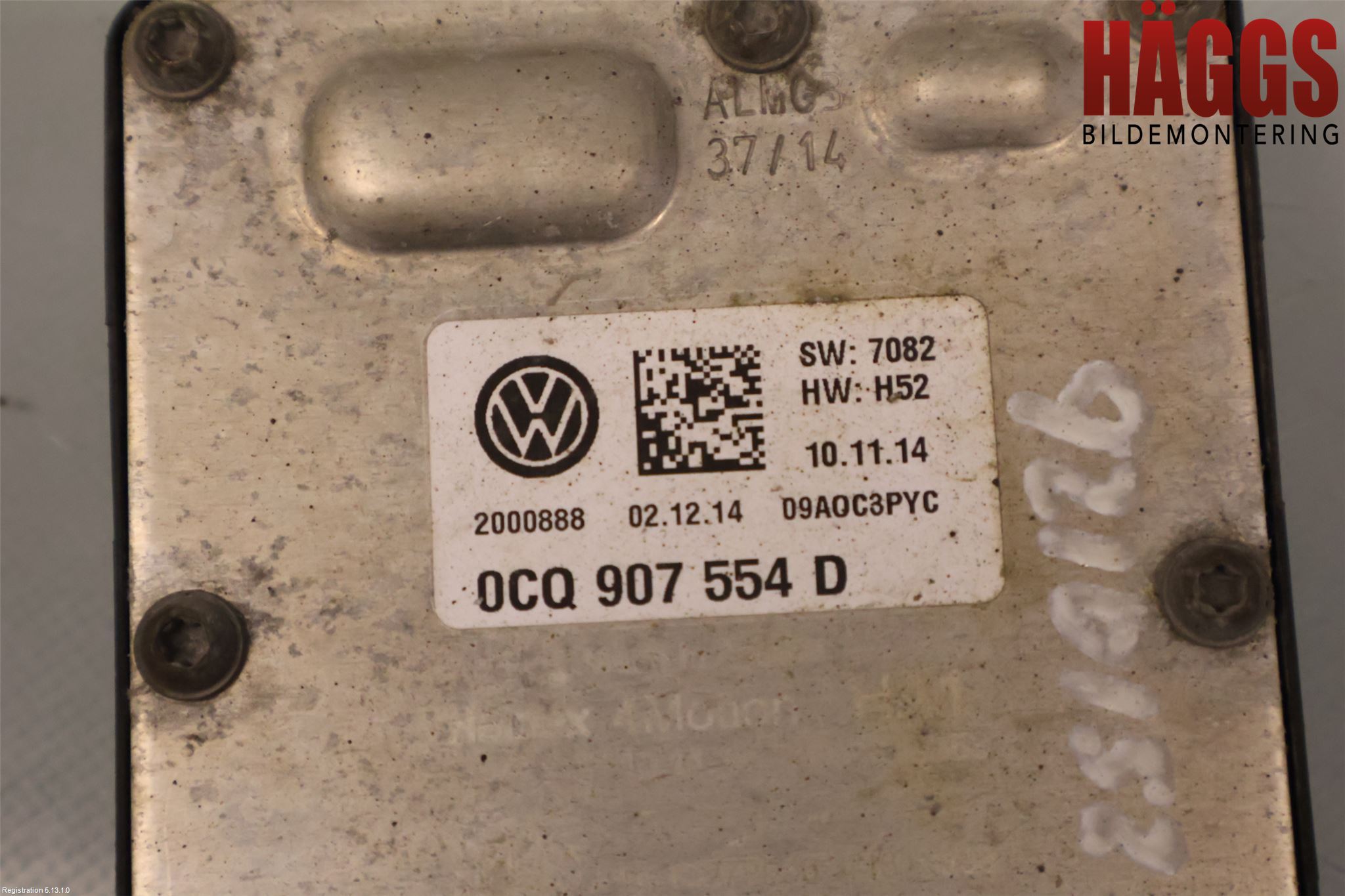 Volkswagen VW PASSAT 15-19 Styrenhet Fyrhjulsdrift