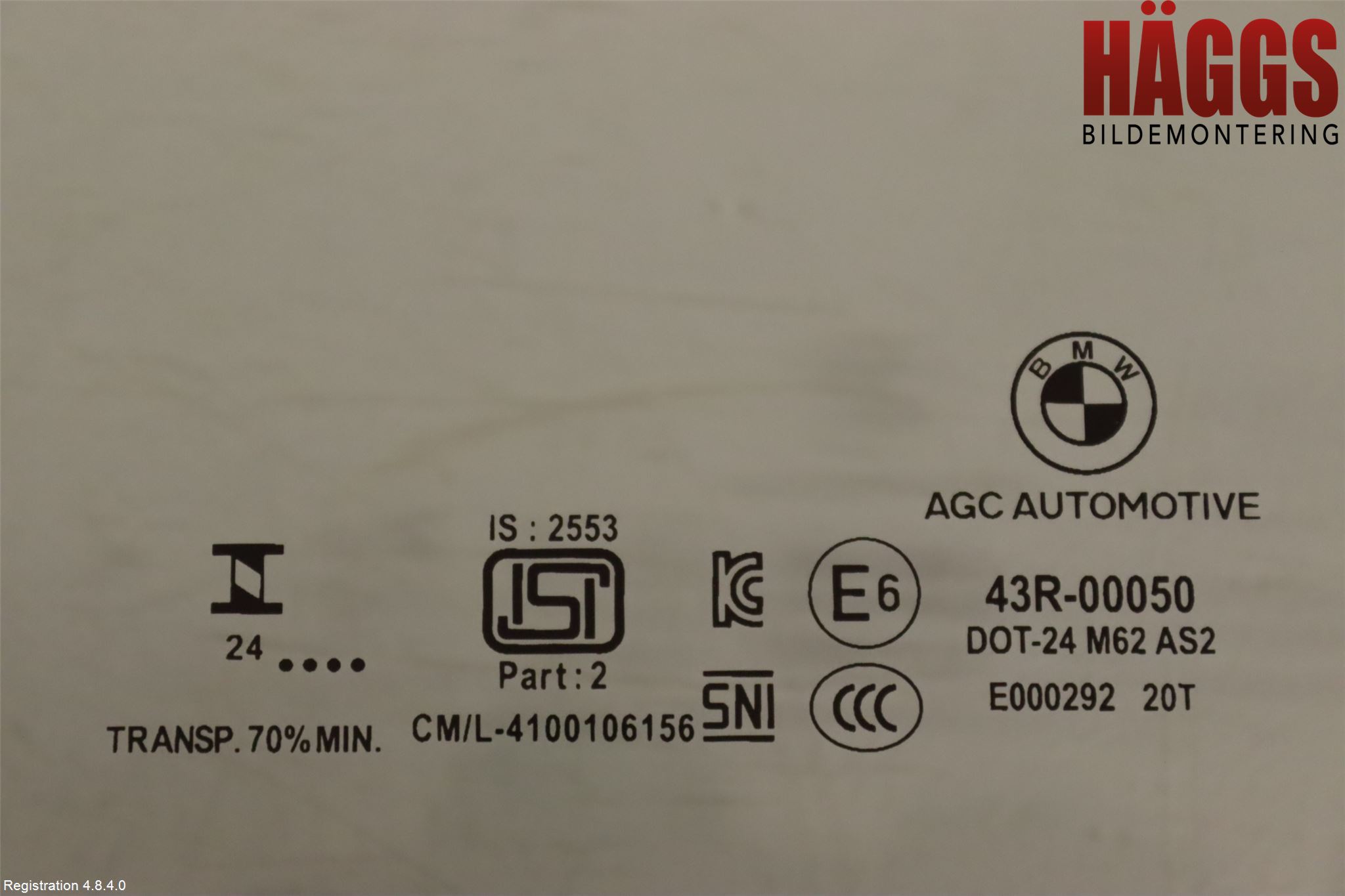 BMW 5/i5 G60/G61 24- Dörruta Fram Vänster