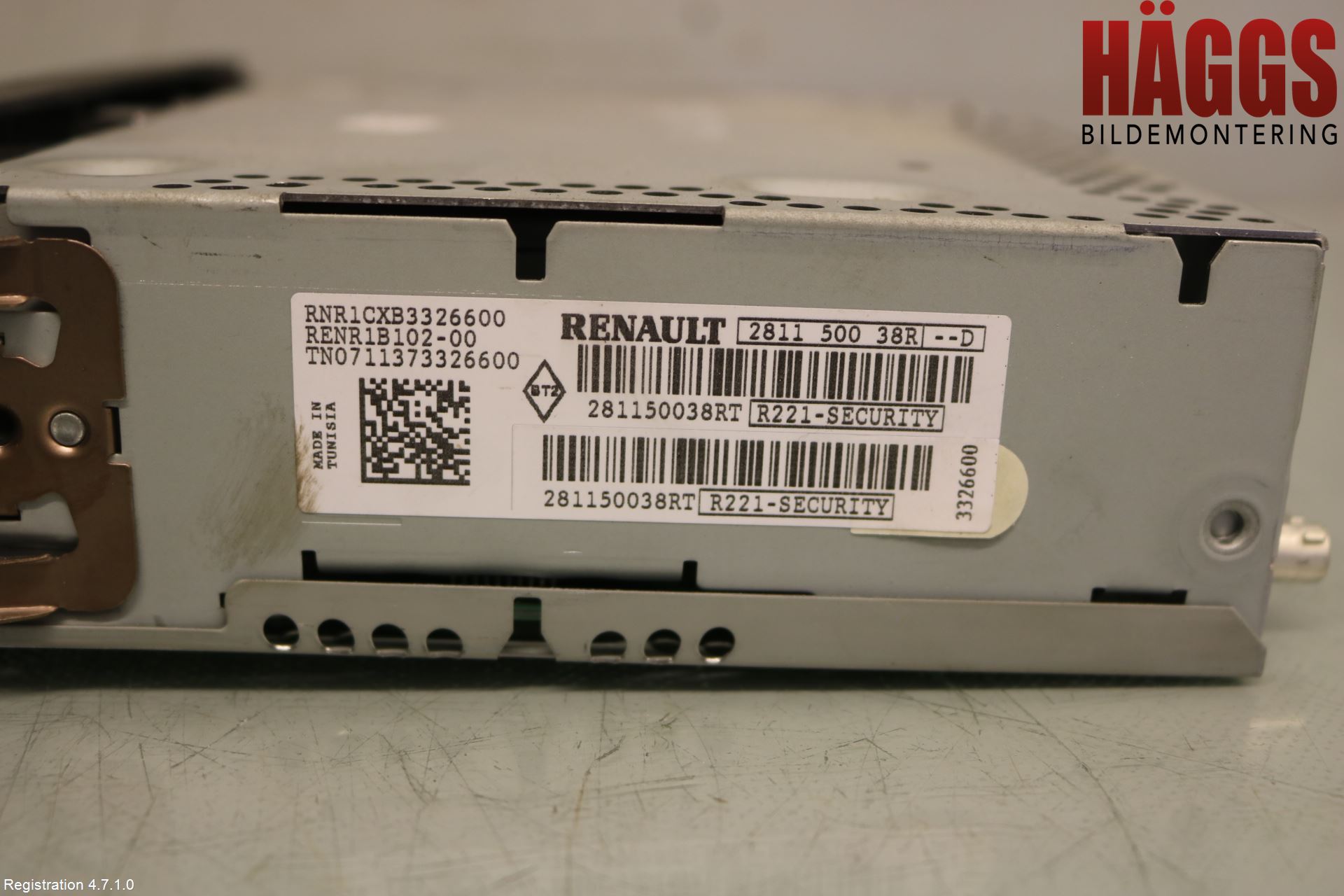 Renault CLIO III  09-12 Cd Radio - Multimediapanel