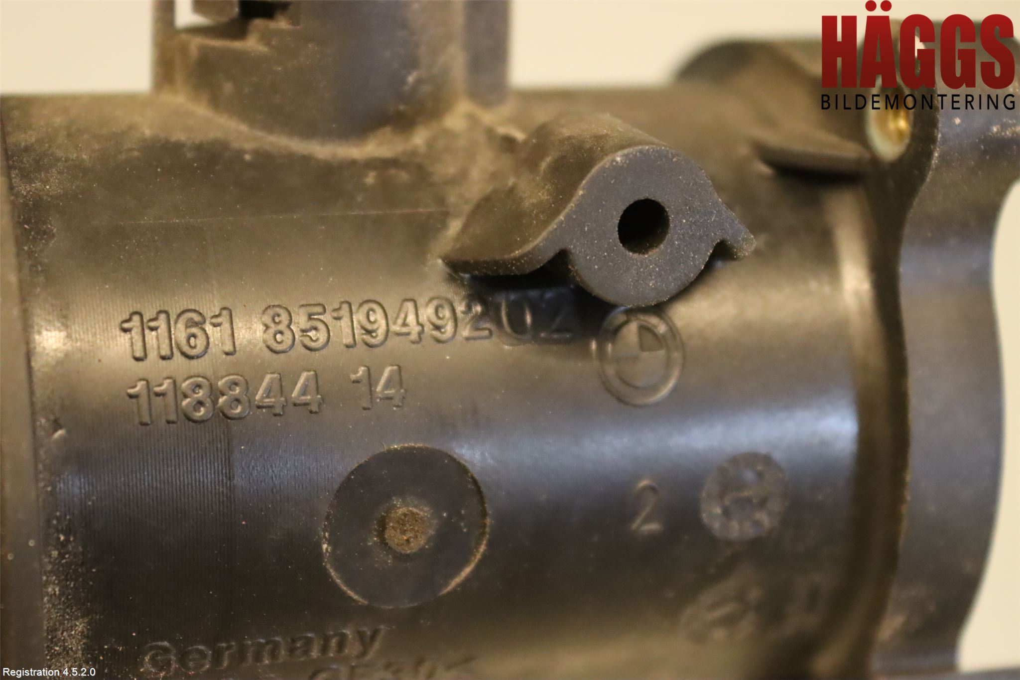 BMW X1 E84 10-15 Laddluft-Intercoolerrör