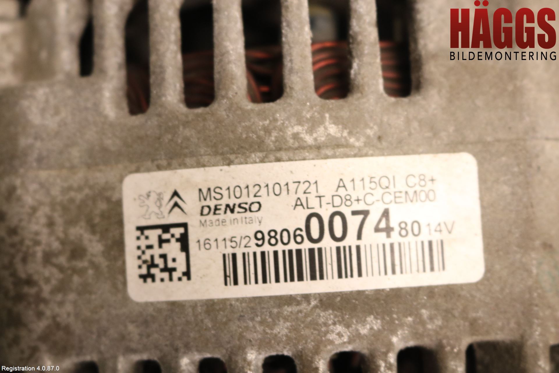 Peugeot 2008 13-20 Generator