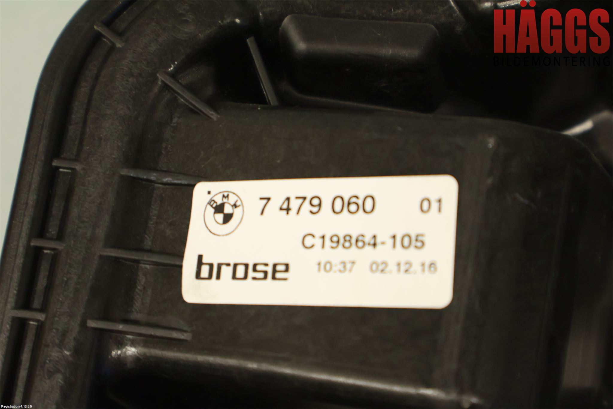 BMW 7 G11/G12 15-22 Fönsterhissmekanism