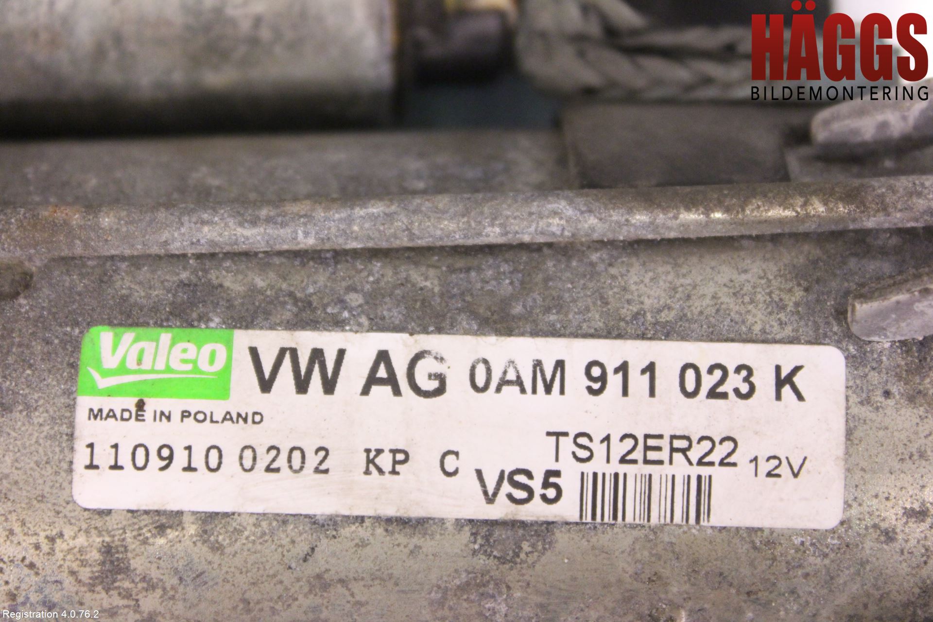 Volkswagen VW PASSAT 05-11 Startmotor