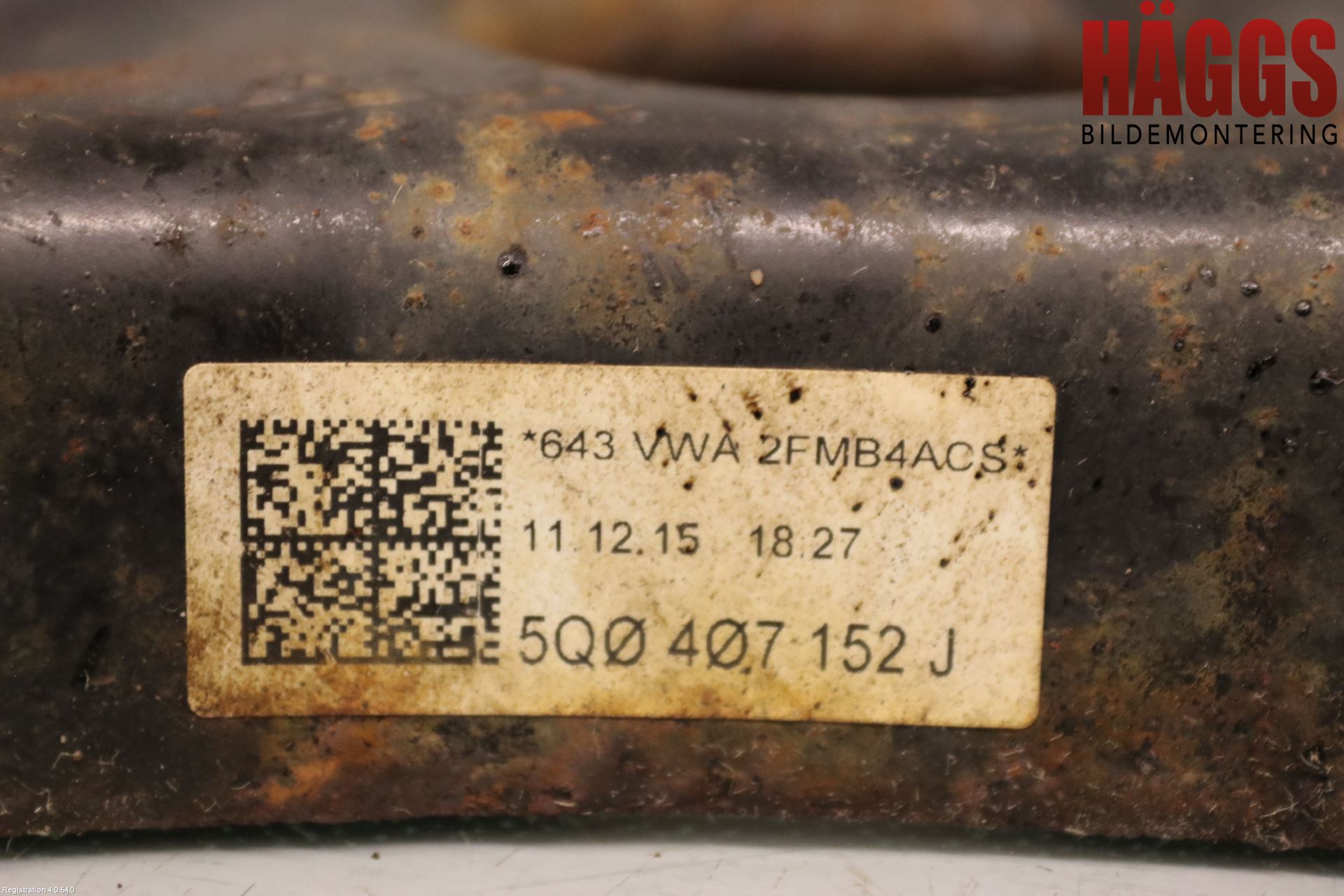 Volkswagen VW GOLF / E-GOLF VII 13-20 Bärarm Fram Undre Hö