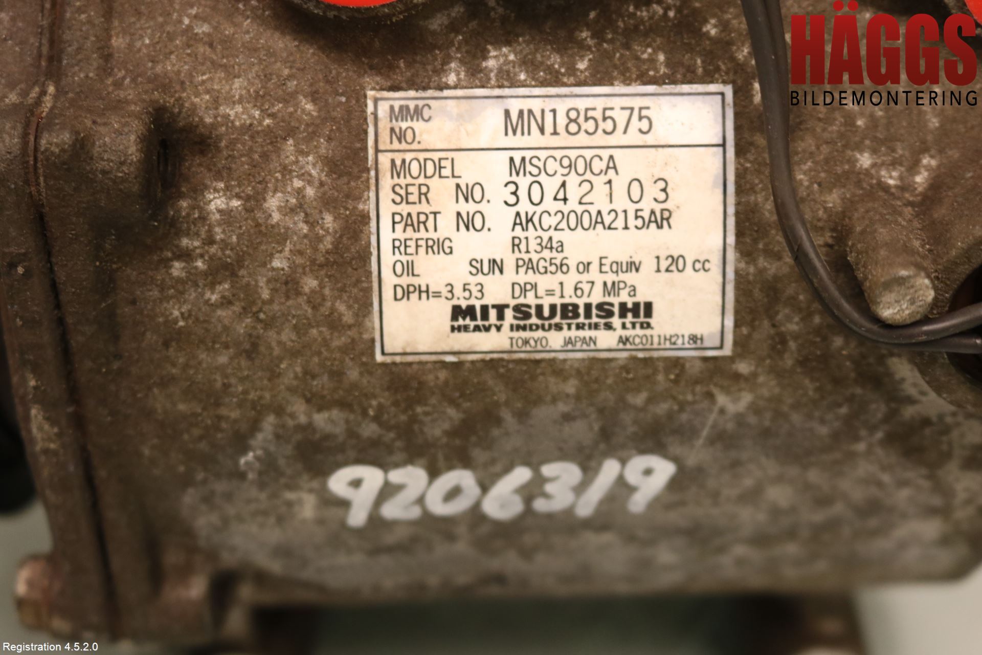 Mitsubishi OUTLANDER 01-07 Ac Kompressor