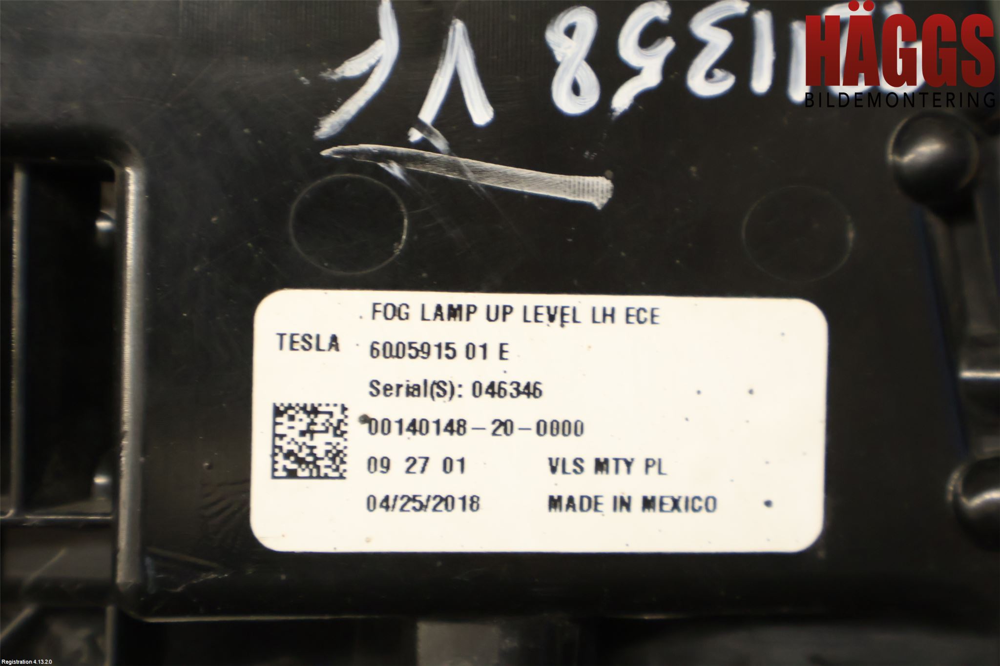 Tesla MODEL S 13- Dimljus-Varselljus Fram
