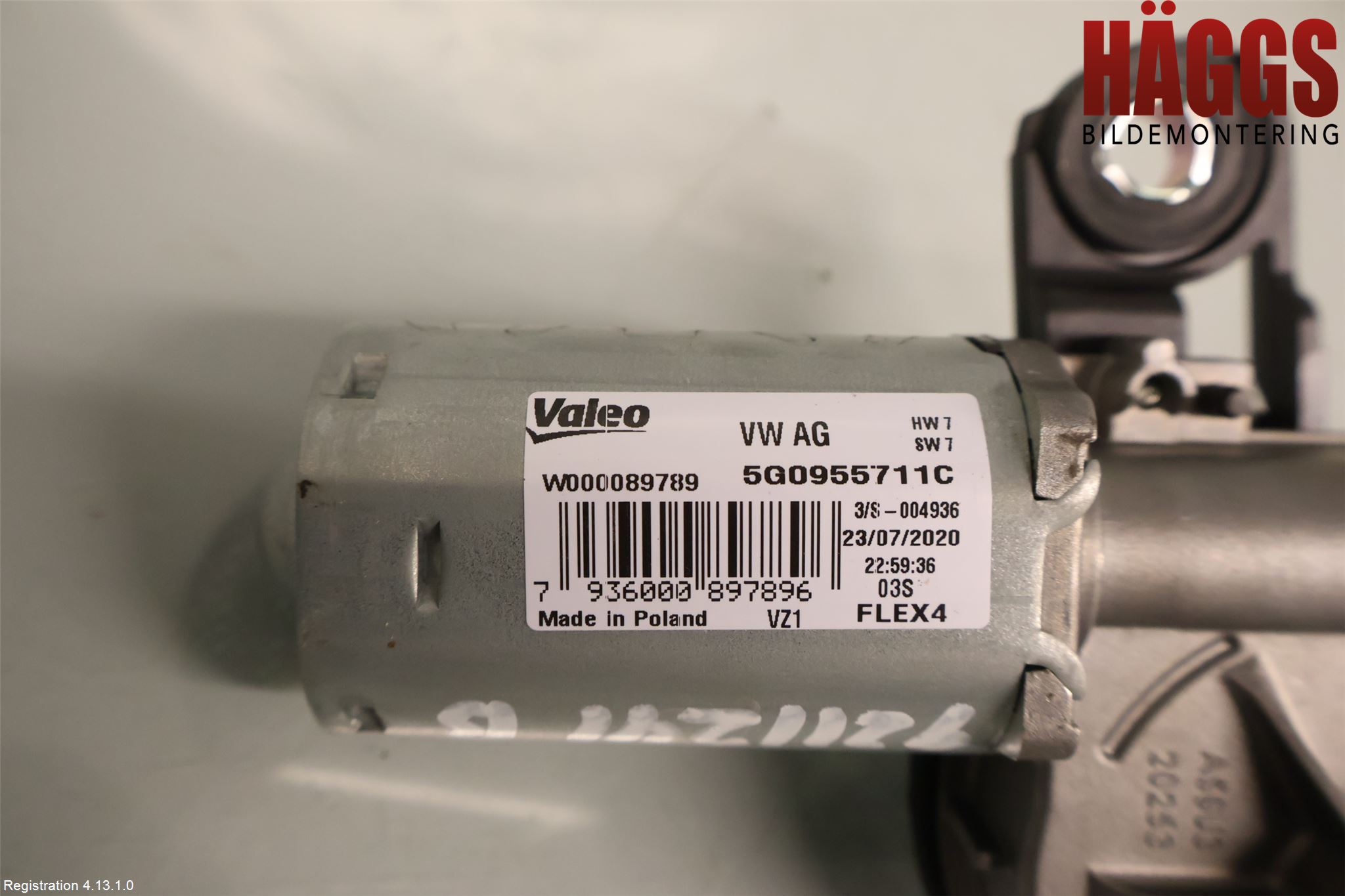 Volkswagen VW TIGUAN 16-24 Torkarmotor Baklucka