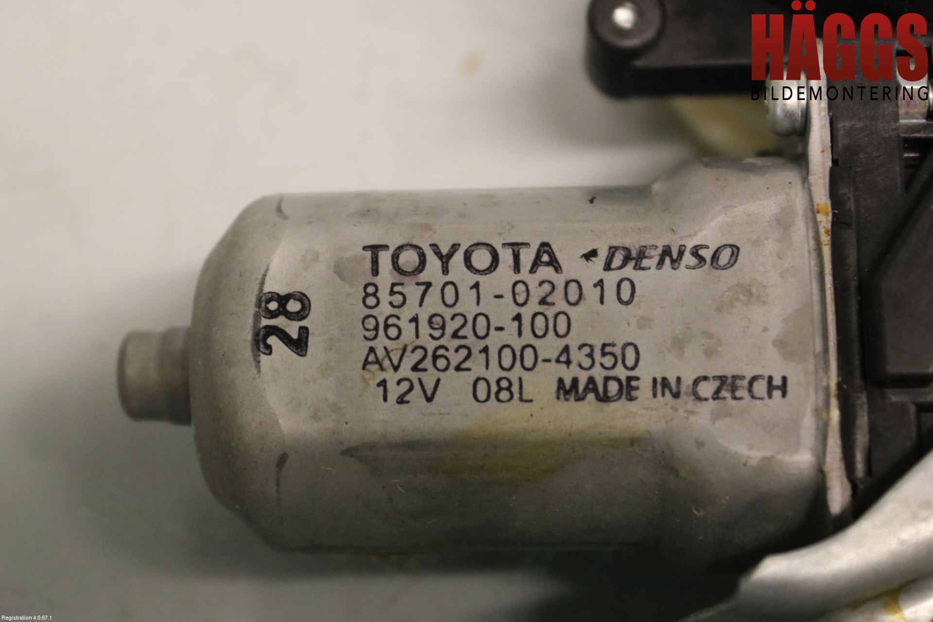 Toyota AVENSIS 09-15 Fönsterhiss El Kompl