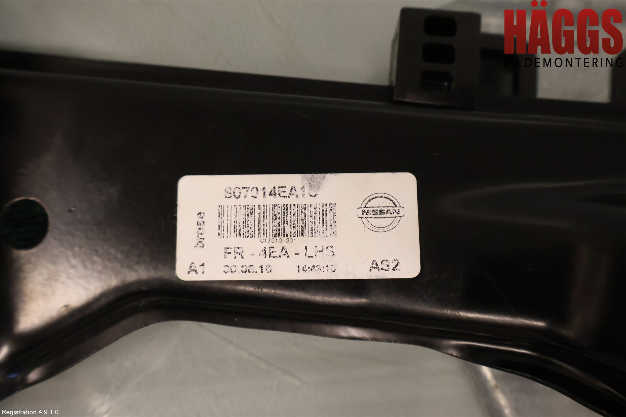 Nissan QASHQAI 14-17 Fönsterhiss El Kompl