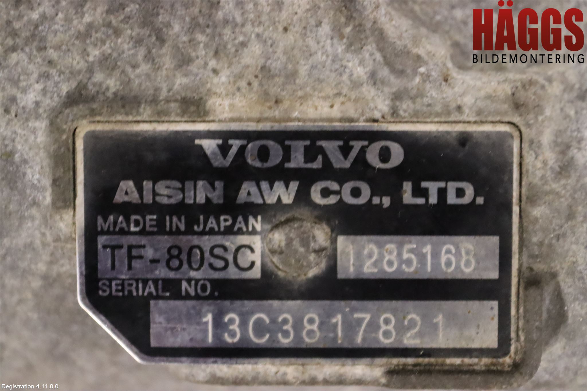 Volvo V60 14-18 Växellåda Automat