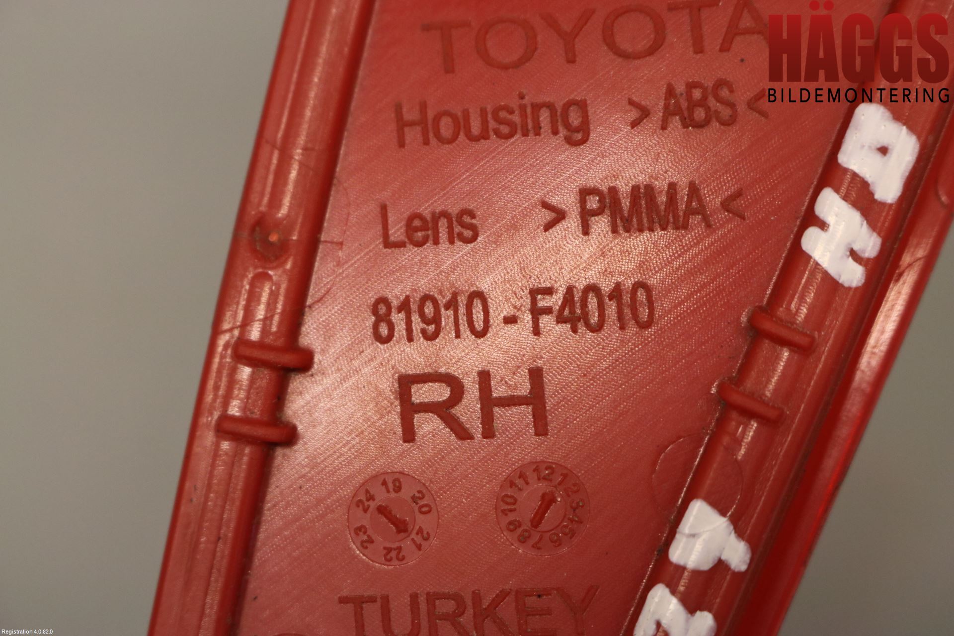 Toyota C-HR 16-23 Dimljus/Reflex Bak