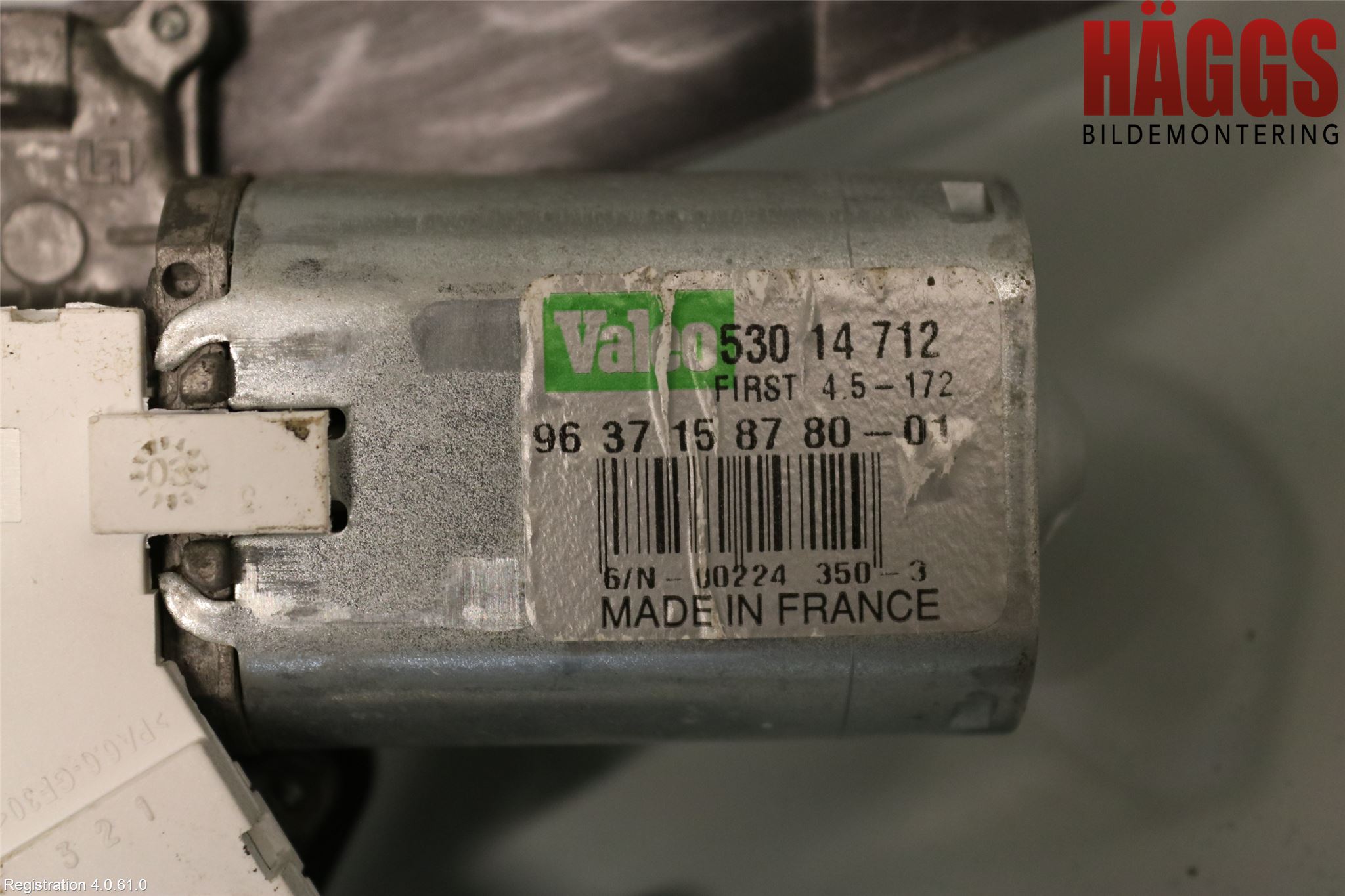 Citroen C2 Torkarmotor Baklucka