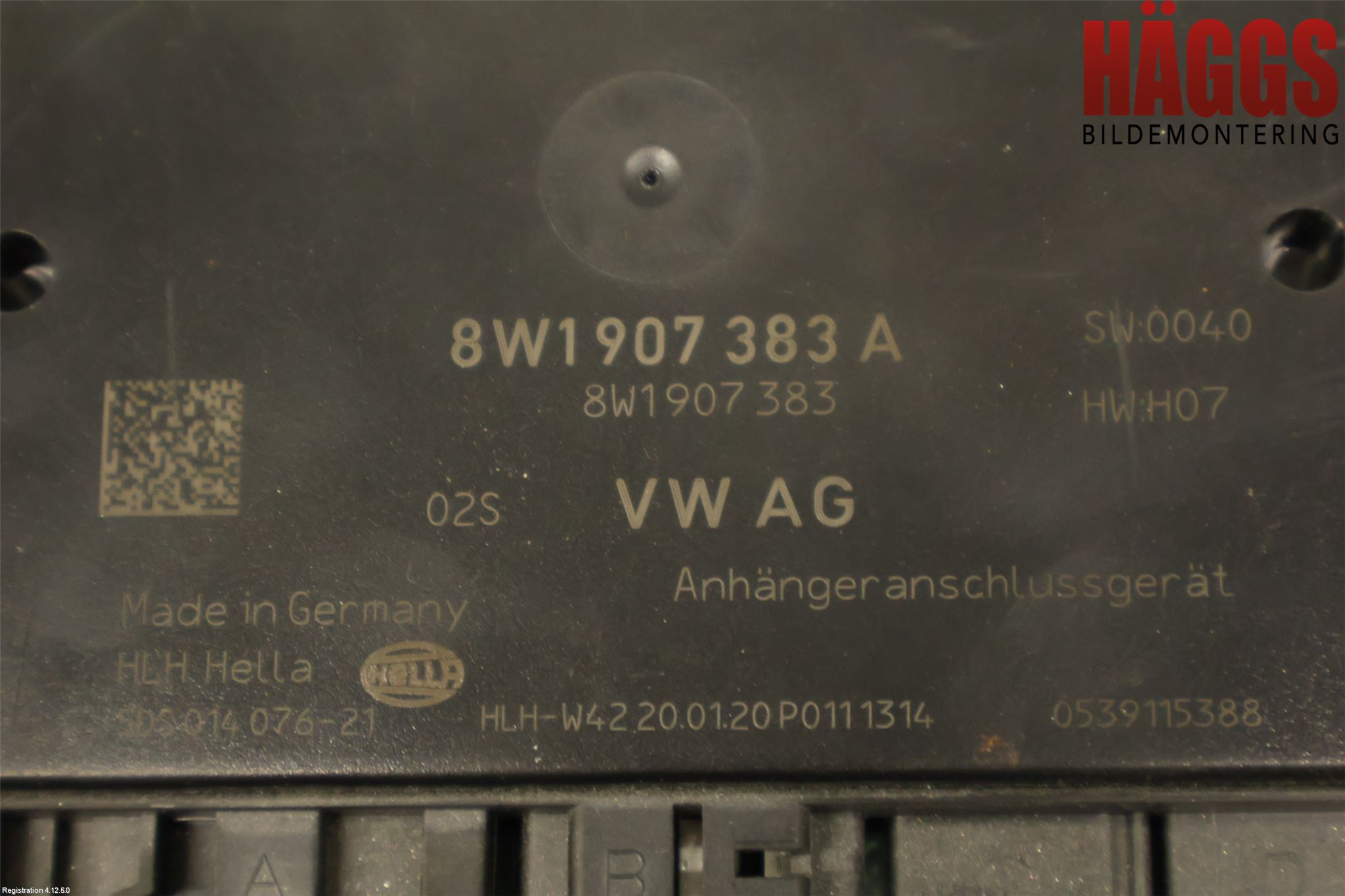 Audi A4/S4 B9 20- Styrenhet Dragkrok