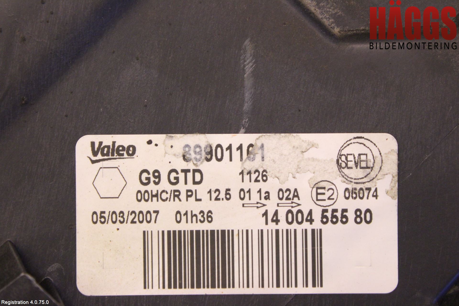 Peugeot EXPERT 07-14 Strålkastare Vänster