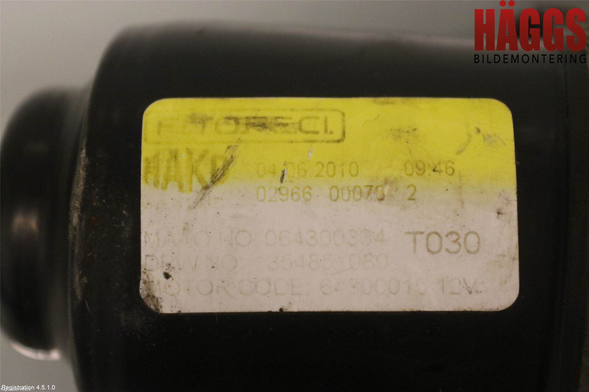 Citroen NEMO Torkarmotor Vindruta