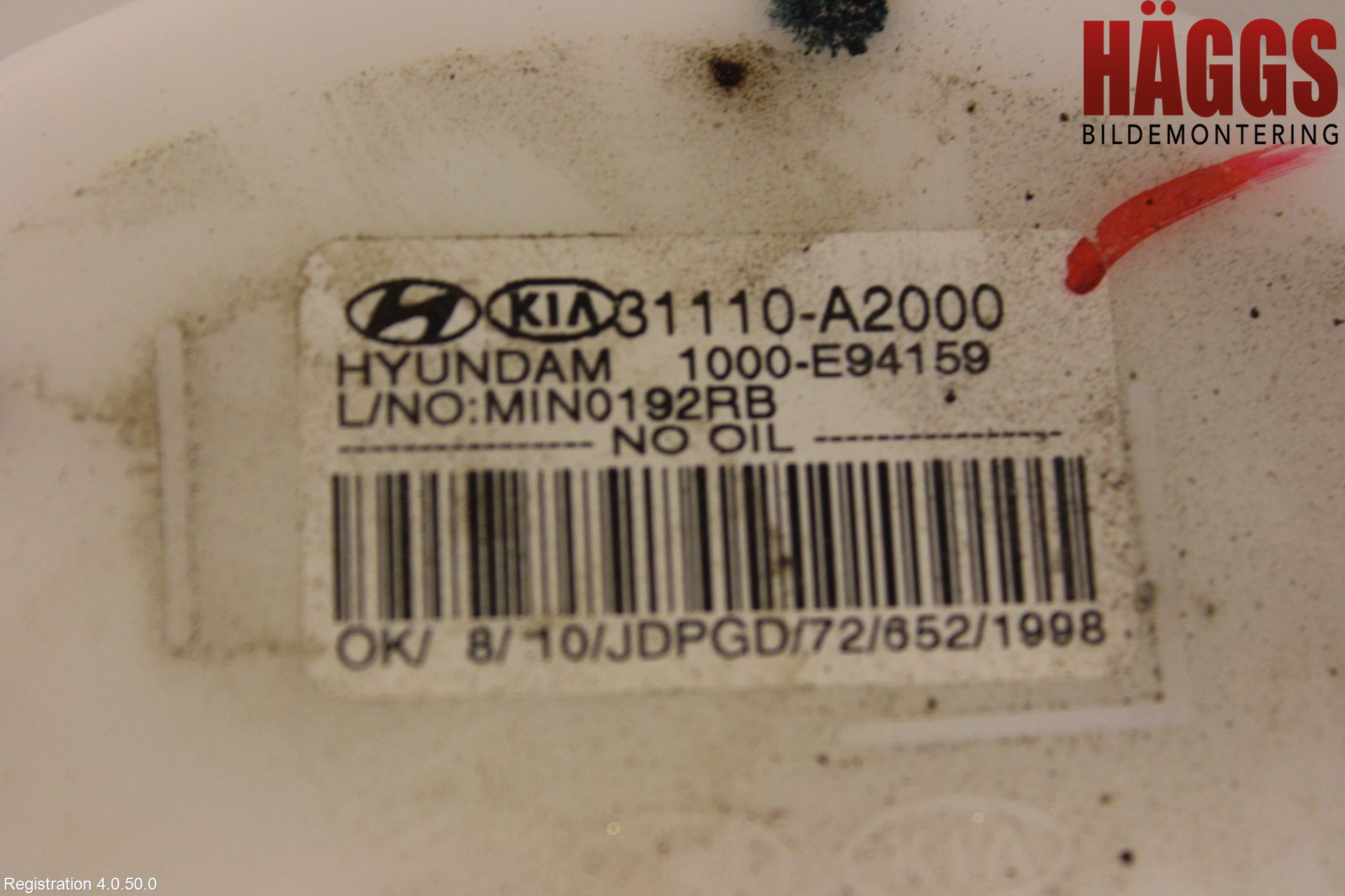 Kia CEED 12-18 Bränslepump El